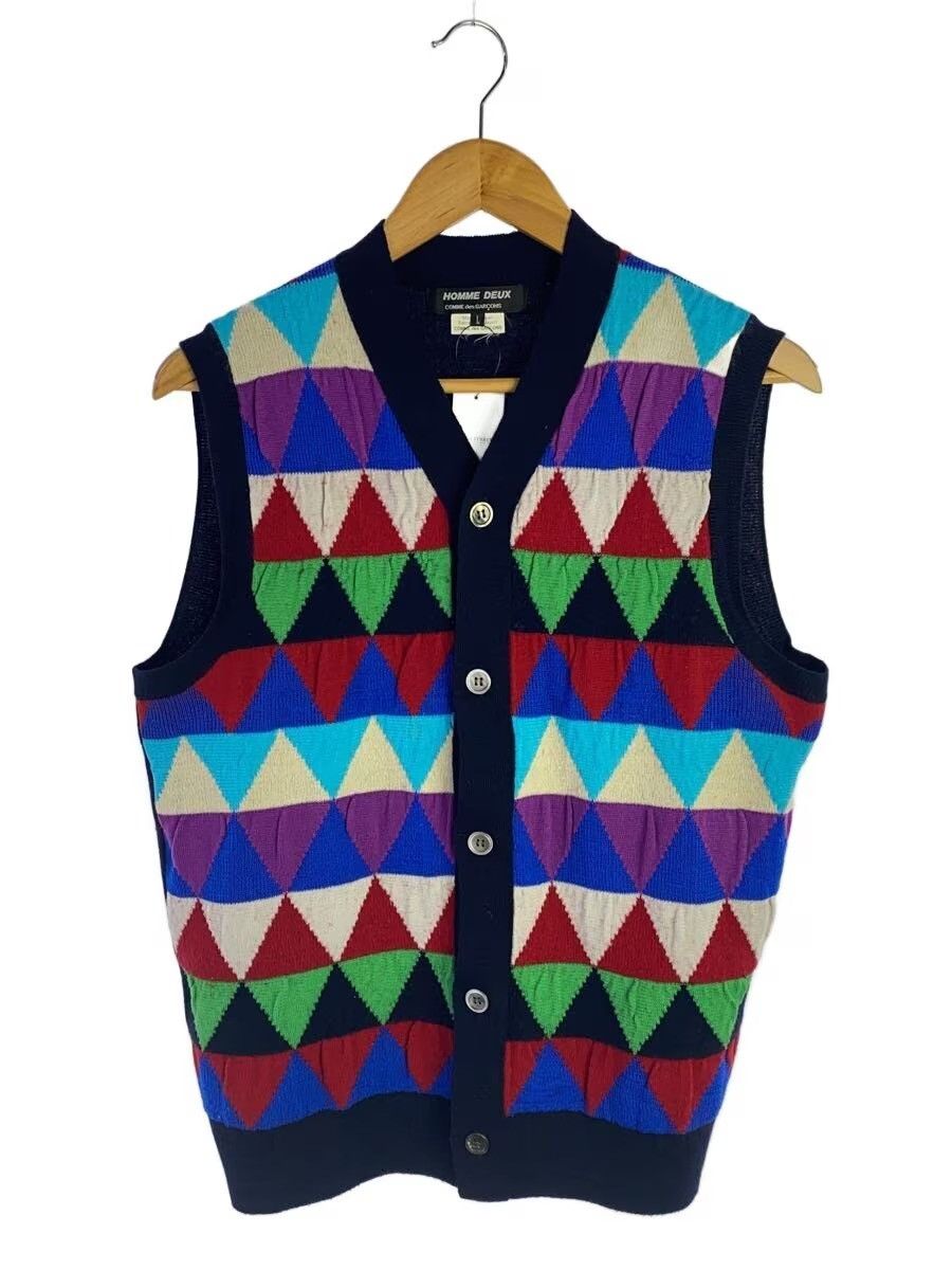 Comme des Garcons Homme Deux 2015 Patchwork Vest Size US L / EU 52-54 / 3 - 1 Thumbnail