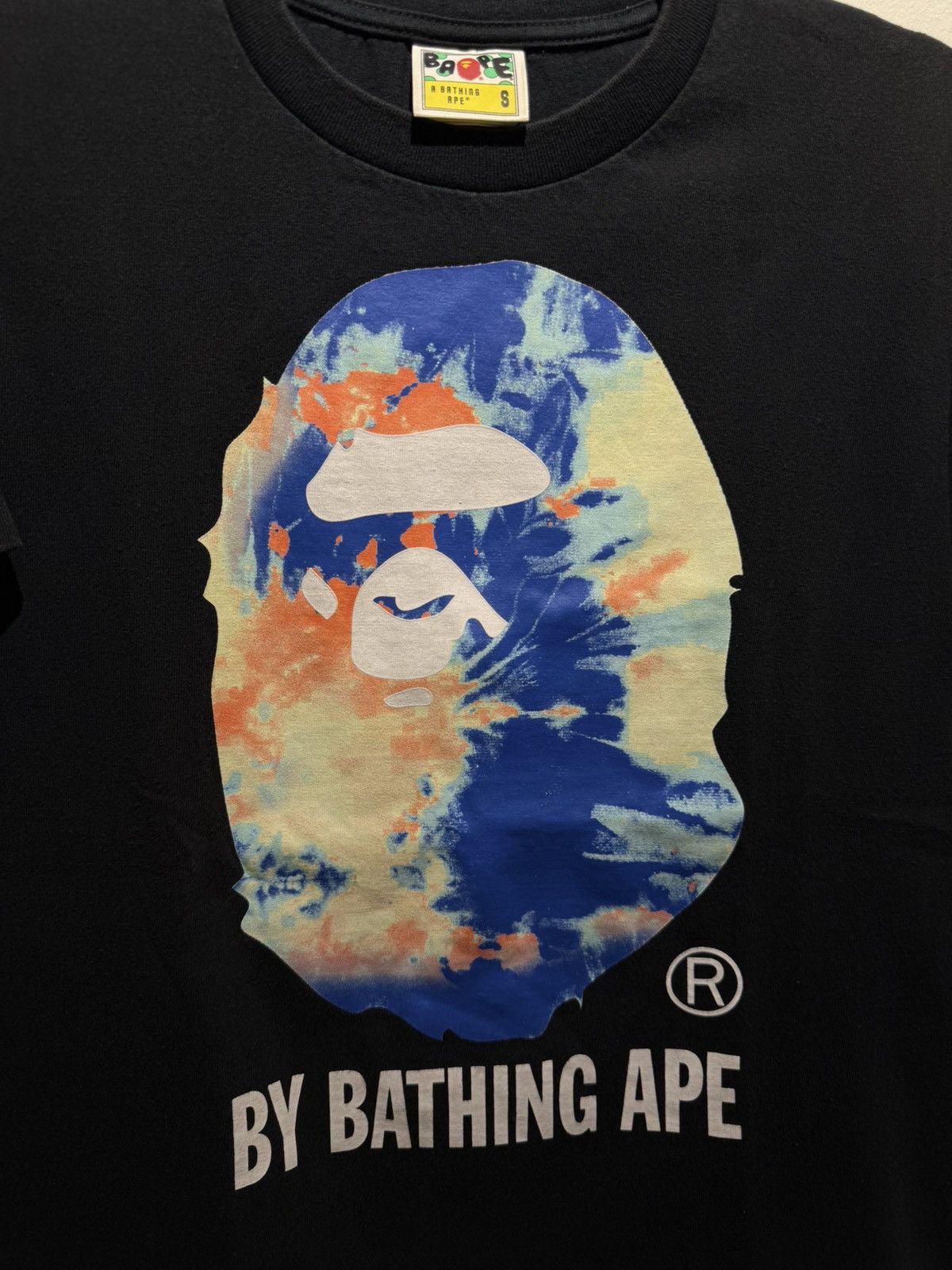 Bape Bape ape head logo tee tie dye design size S Size US S / EU 44-46 / 1 - 2 Thumbnail