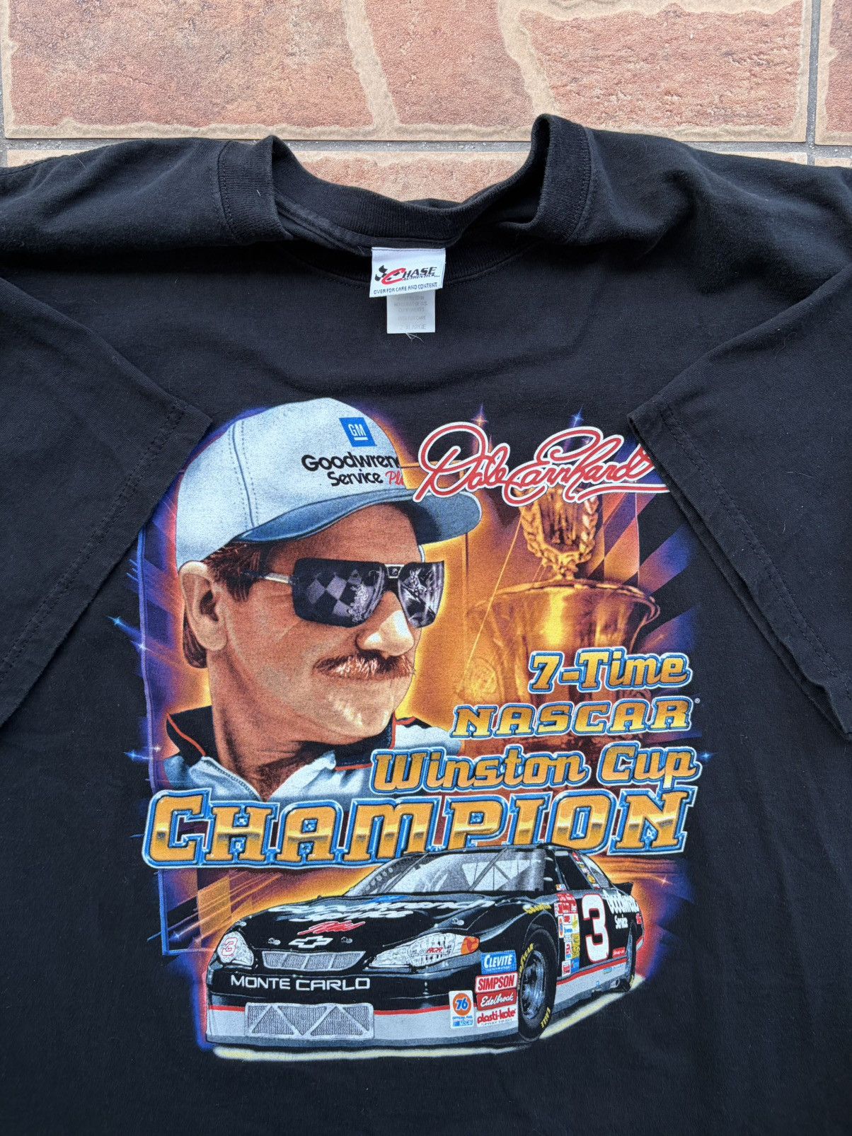 Chase Authentics Vintage Dale Earnhardt tee Size US XXL / EU 58 / 5 - 2 Thumbnail