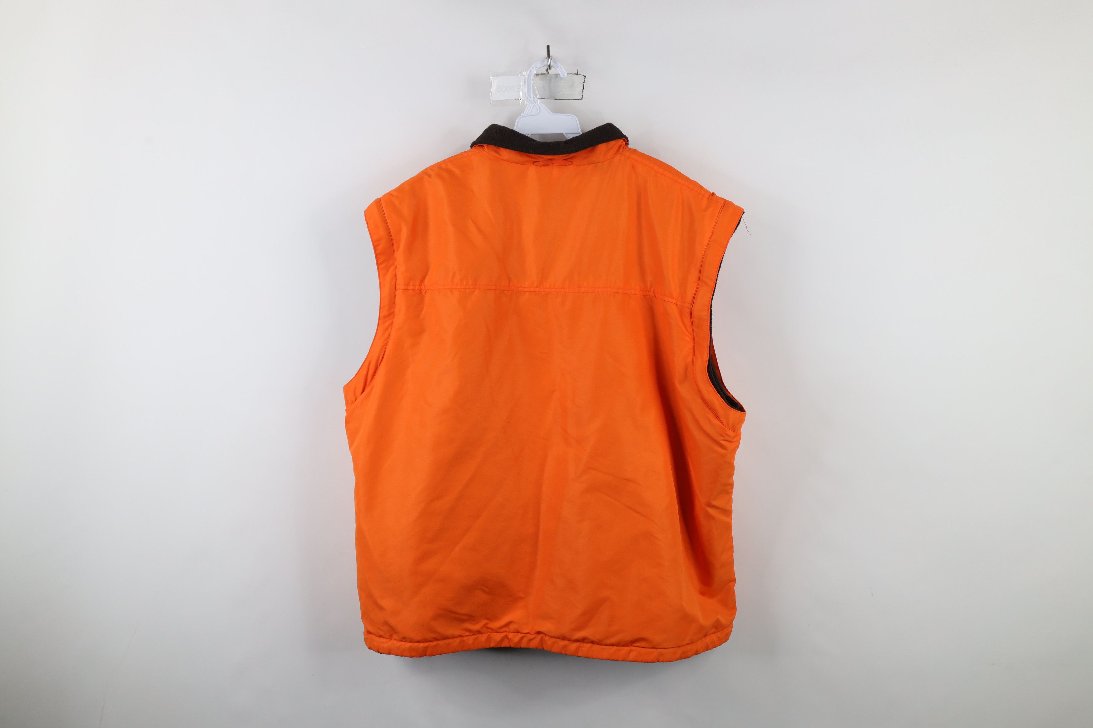 Vintage Vintage NFL Reversible Cleveland Browns Football Vest Jacket Size US XL / EU 56 / 4 - 9 Thumbnail
