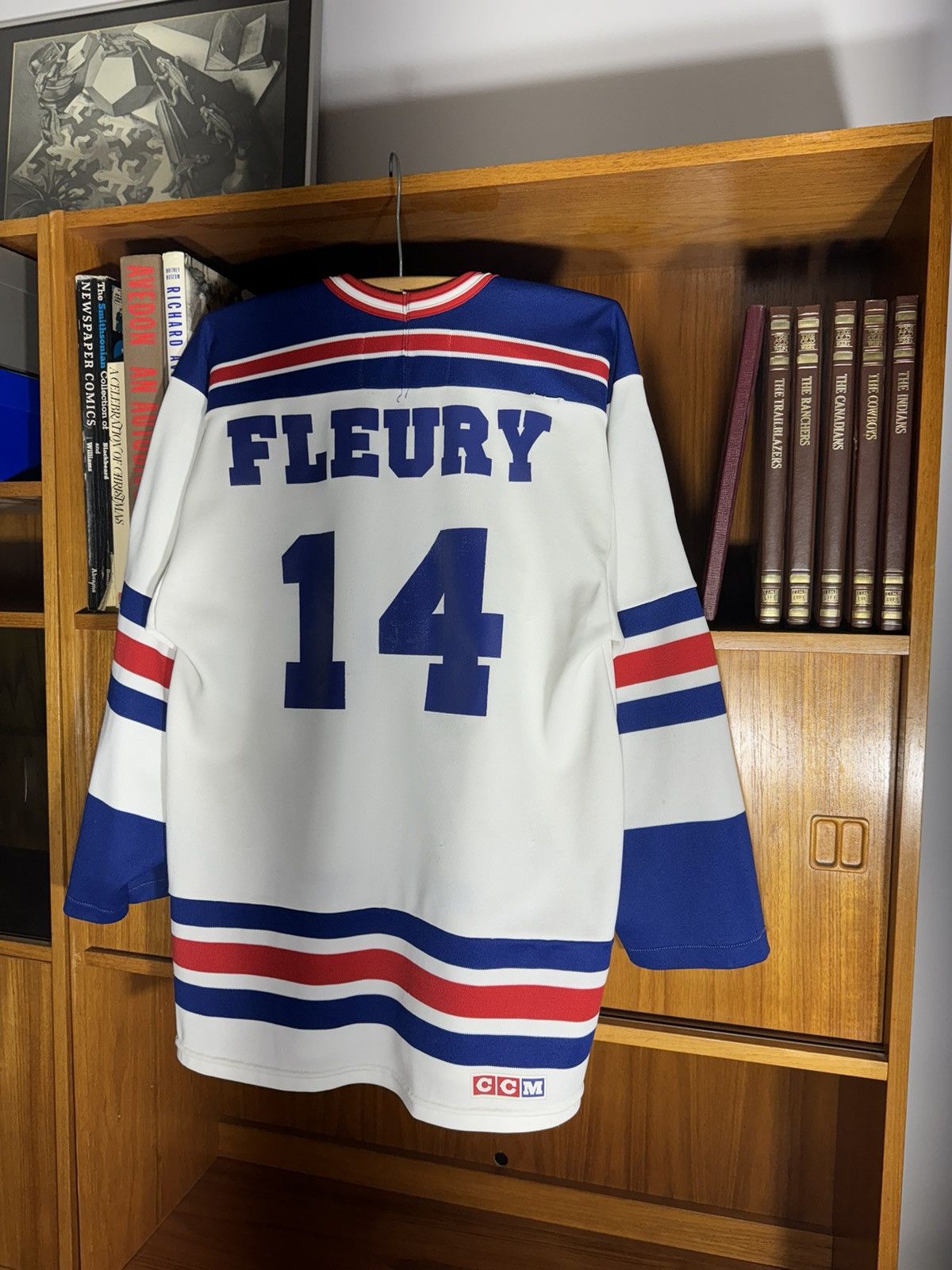 Vintage Vintage CCM Signed New York Rangers Jersey Size US M / EU 48-50 / 2 - 2 Thumbnail
