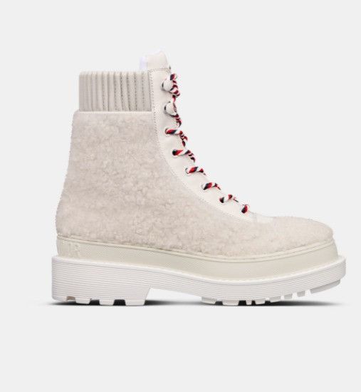 Dior o1w1db10924 Hike Ankle Boot in White Size US 6 / IT 36 - 1 Thumbnail
