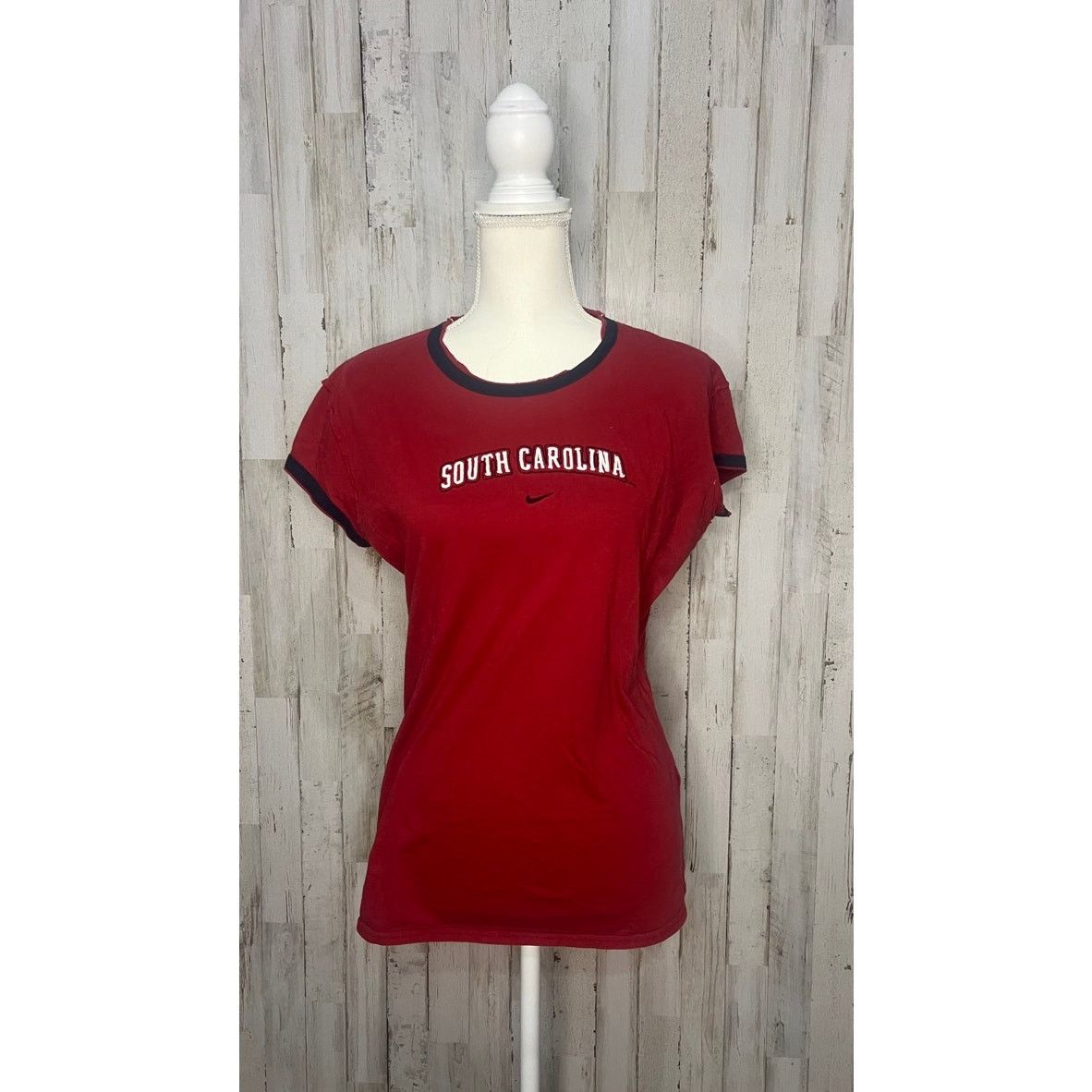 Nike Nike Women's Large Red South Carolina Gamecocks Graphic Tee Size L / US 10 / IT 46 - 1 Thumbnail