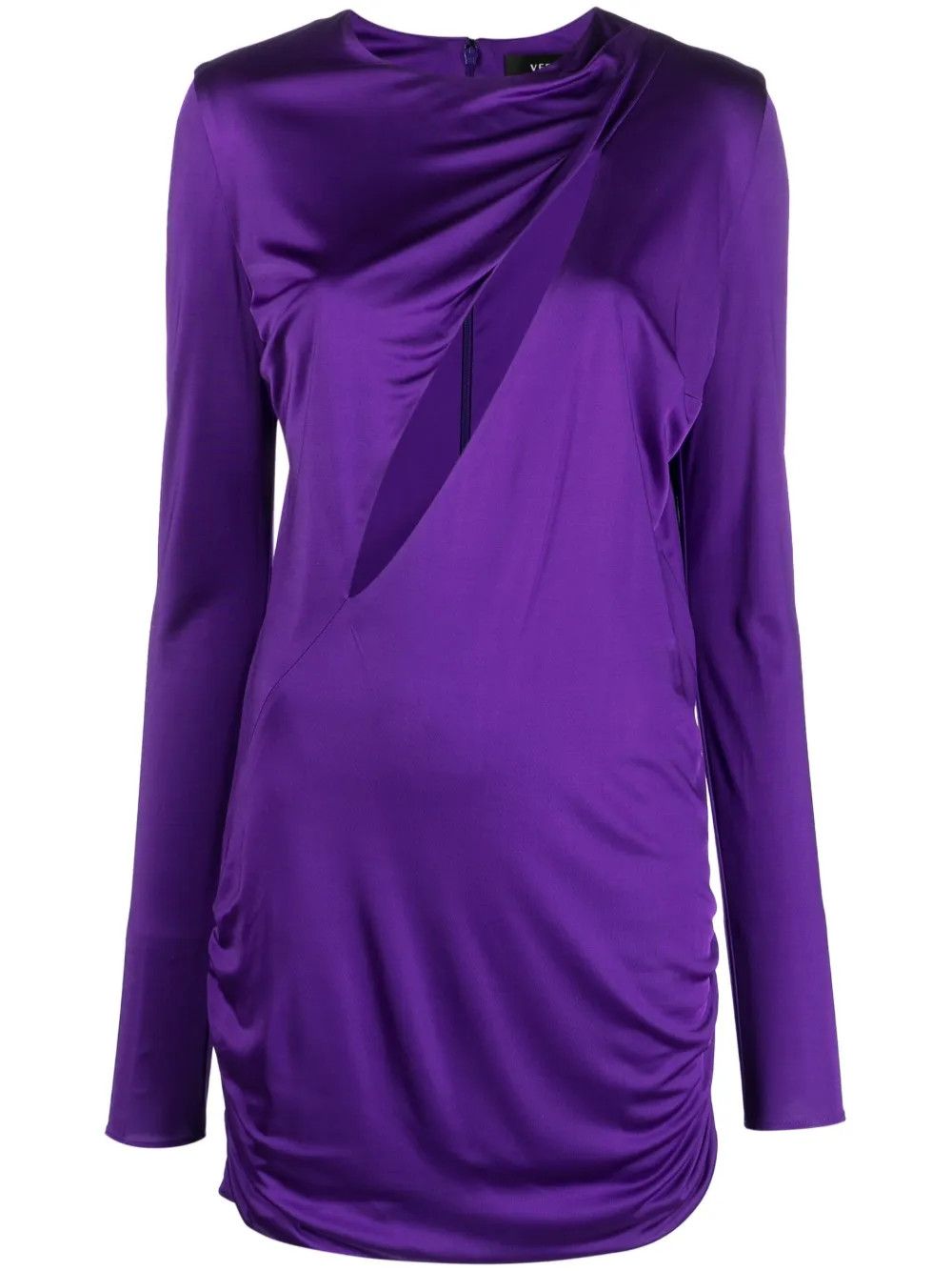 Versace o1y0226 Mini Dress in Purple Size M / US 6-8 / IT 42-44 - 1 Thumbnail