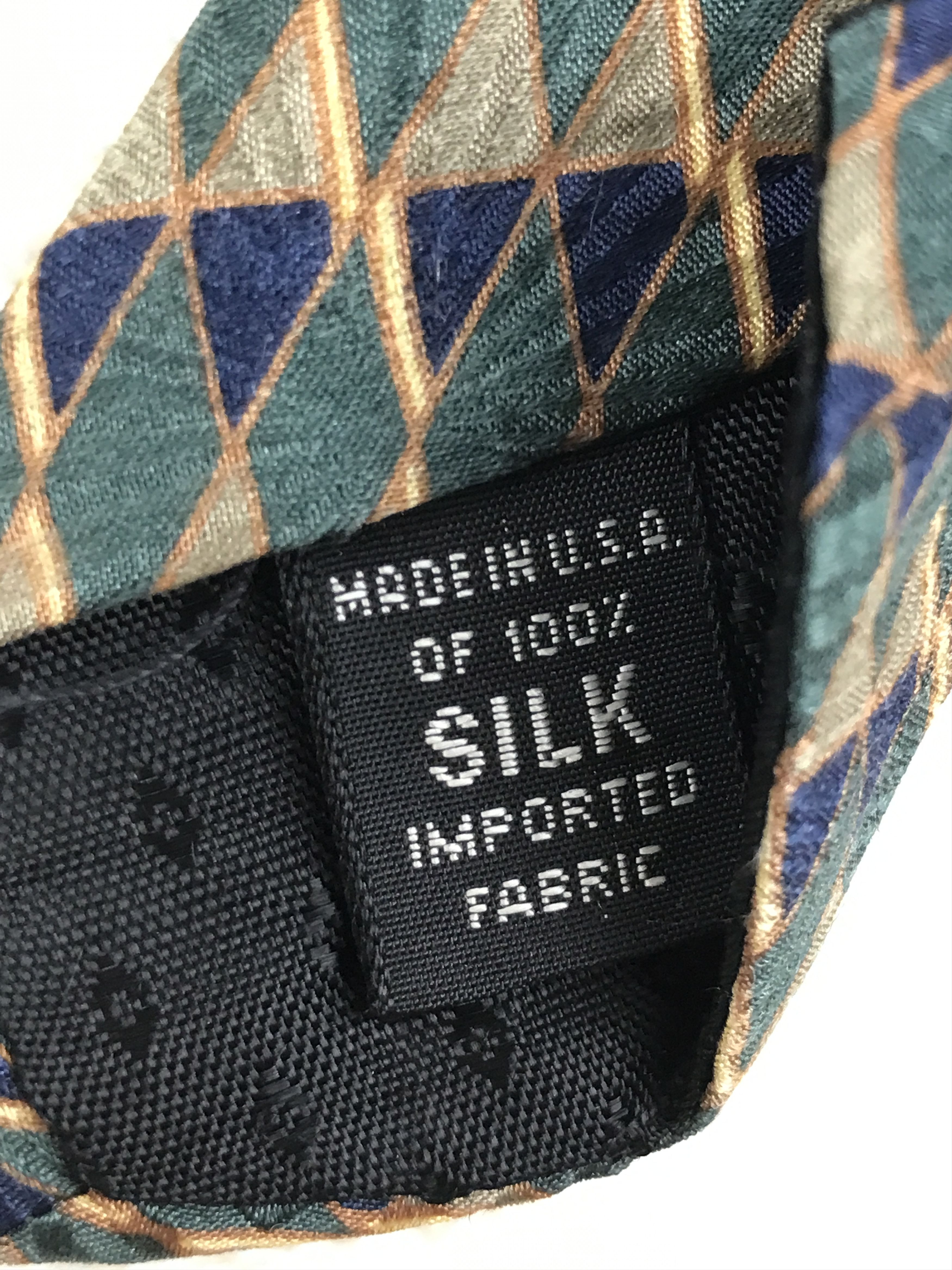 Designer × Vintage Vintage Neo Bill Blass Silk Necktie Size ONE SIZE - 6 Thumbnail