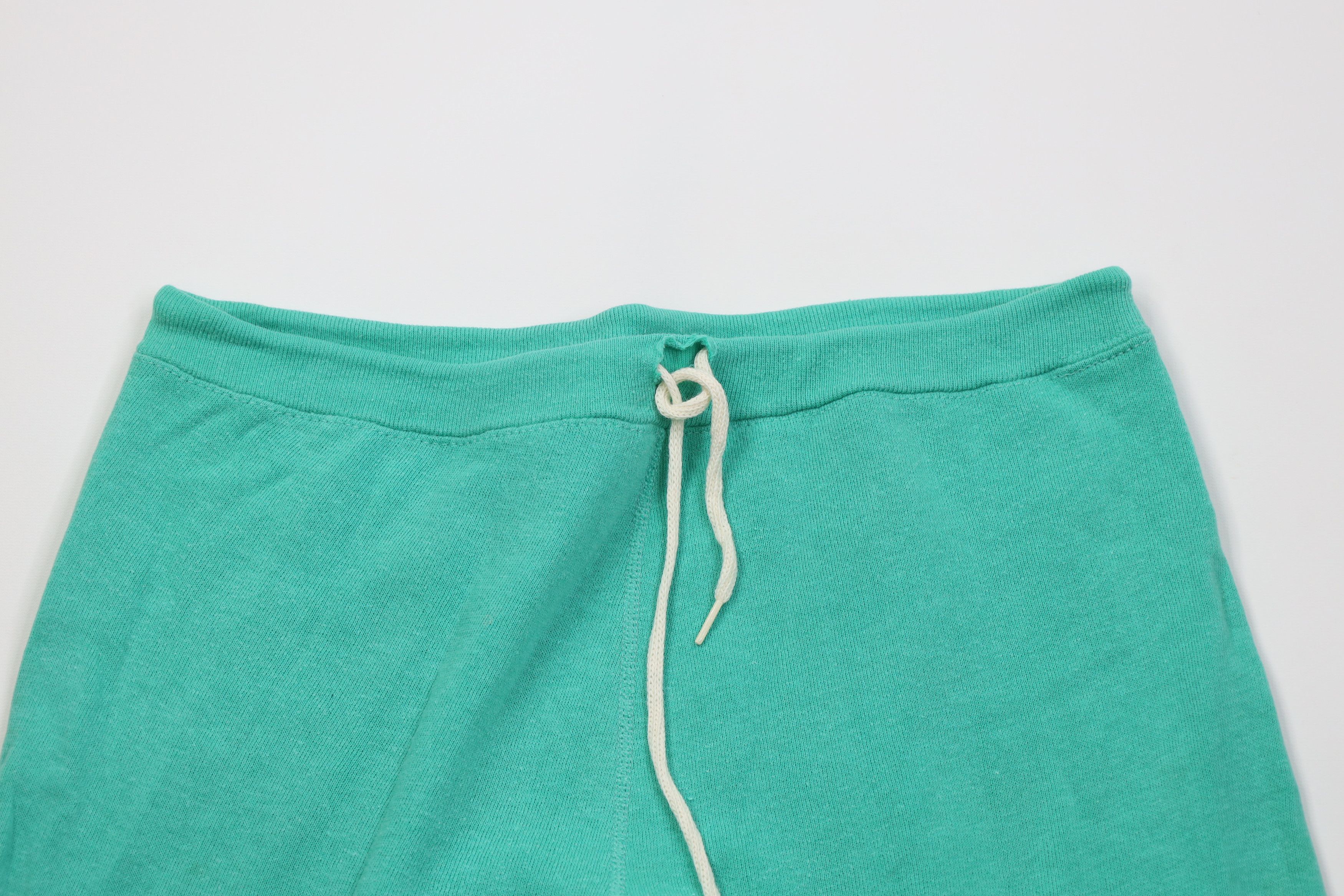 Vintage Vintage 70s Streetwear Gusset Sweatpants Joggers Teal USA Size 32" / US 10 / IT 46 - 2 Thumbnail