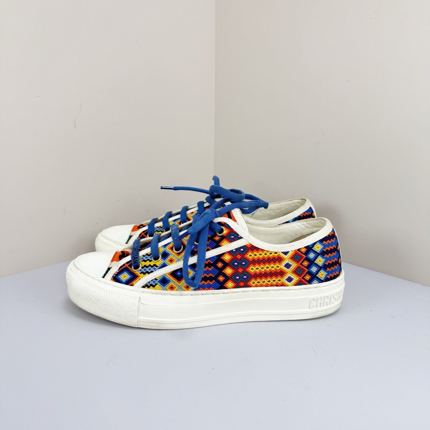 Dior Dior Embroidered Casual Shoes Size US 6 / IT 36 - 1 Thumbnail