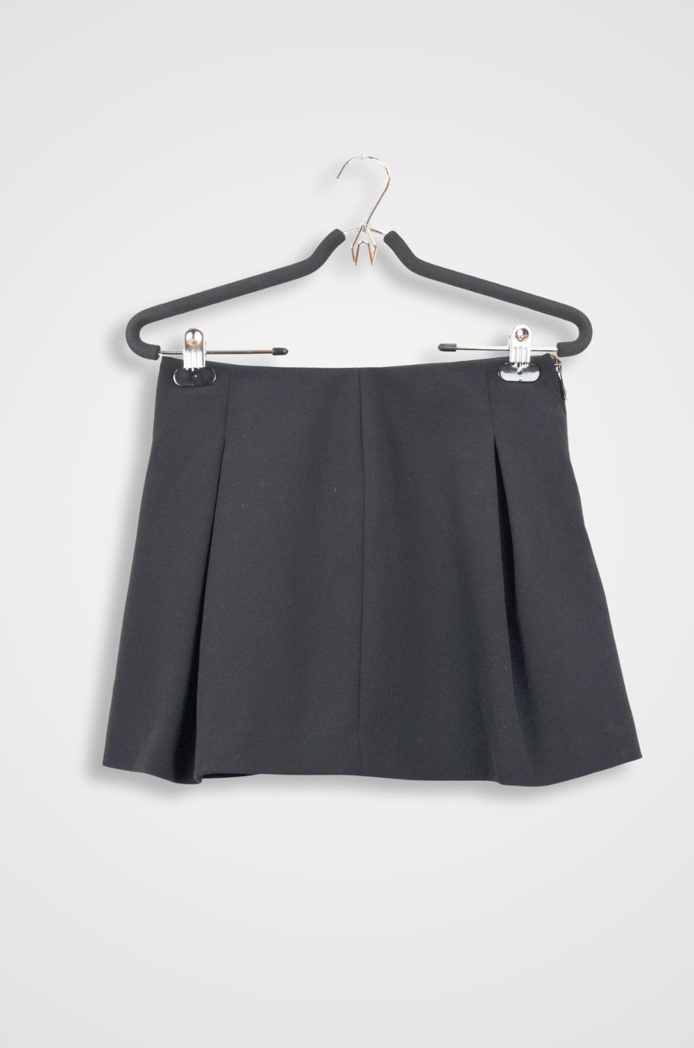 Pinko Pinko Crepe Mini Skirt Black Pleated - Size IT38 Size 26" / US 2 / IT 38 - 1 Thumbnail