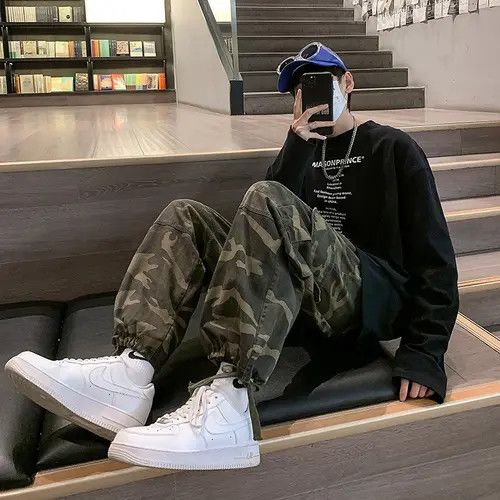 VIBE Camo Cargo Pants Size US 30 / EU 46 - 4 Thumbnail