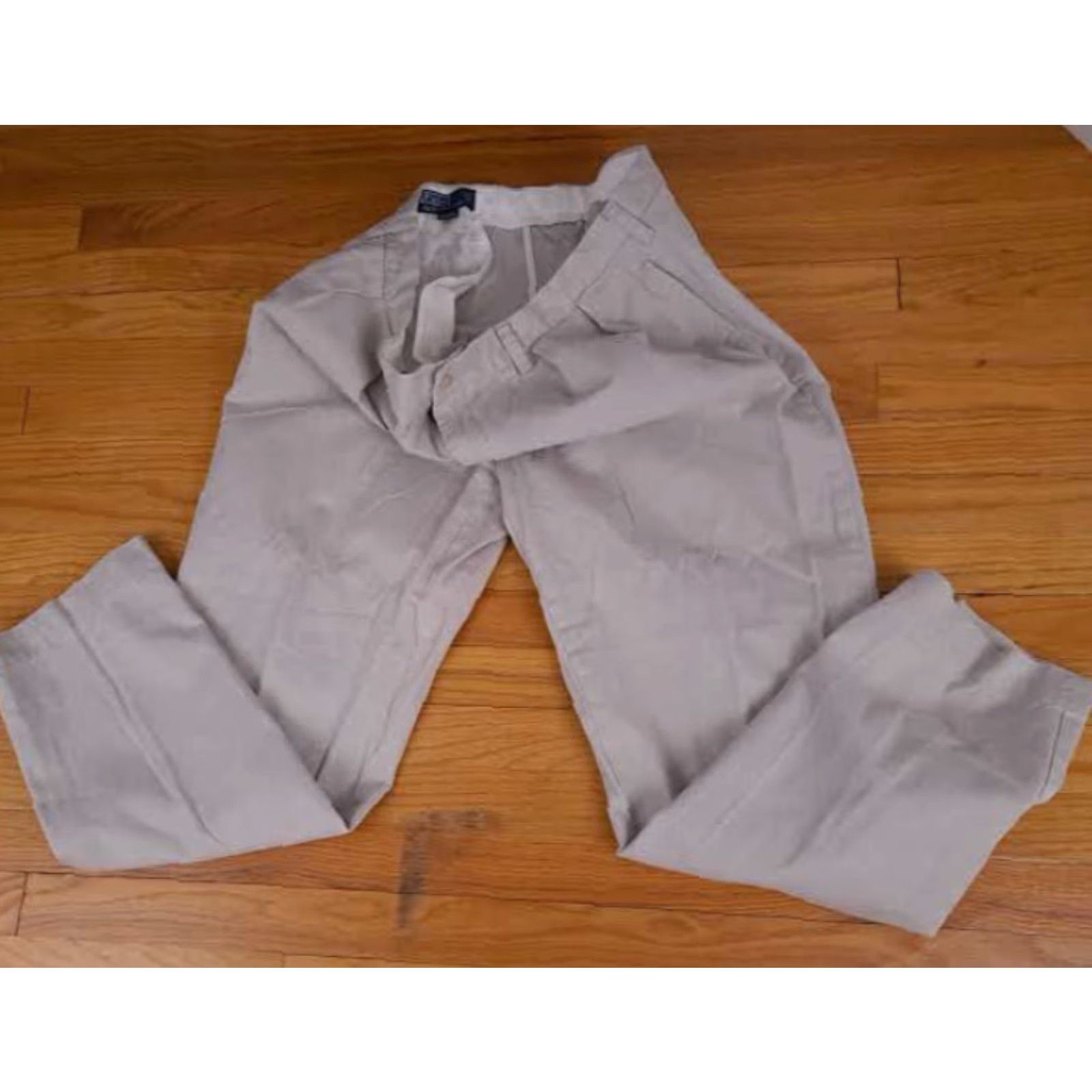 Polo Ralph Lauren Polo Ralph Lauren Chino Pants Men 38 Regular Beige 32 Inseam 31-32 Waist Canvas Button Pockets Size US M / EU 48-50 / 2 - 2 Thumbnail