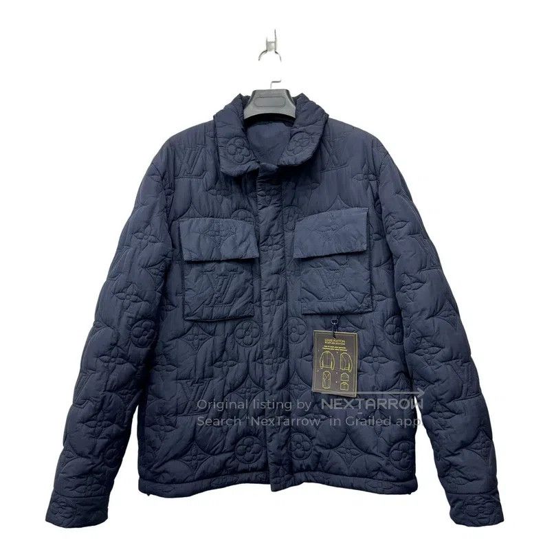 Louis Vuitton Louis Vuitton Embossed presbyopic embossed full logo jacke Size US L / EU 52-54 / 3 - 1 Thumbnail