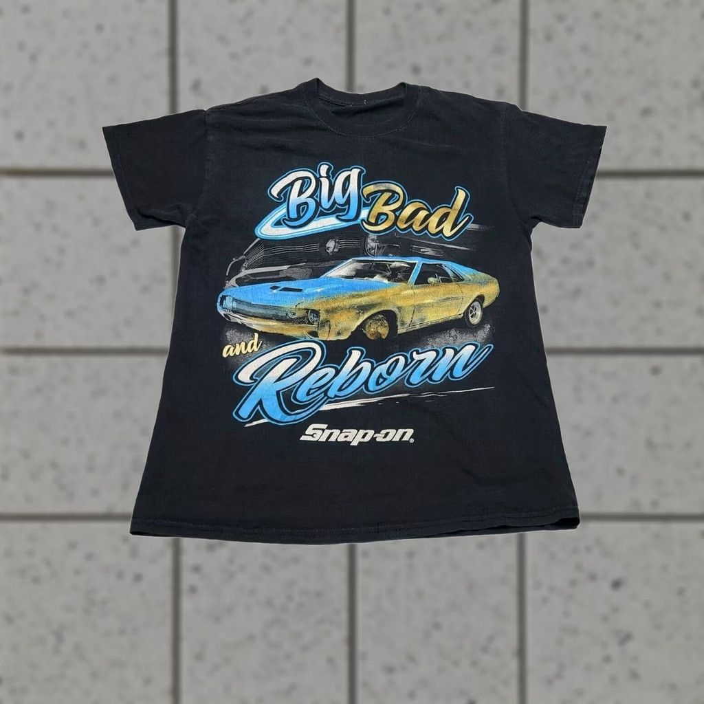 Vintage VINTAGE Snap-on Tools Shirt Men’s M Black AMC Javelin Muscle Car Graphic Shirt Size US M / EU 48-50 / 2 - 1 Thumbnail