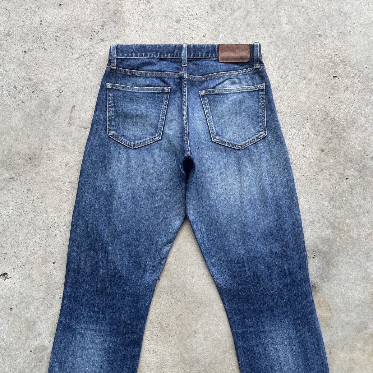 Japanese Brand Vintage Japanese Faded Jeans Distressed Ripped Pants W29x31 Size US 29 - 9 Thumbnail
