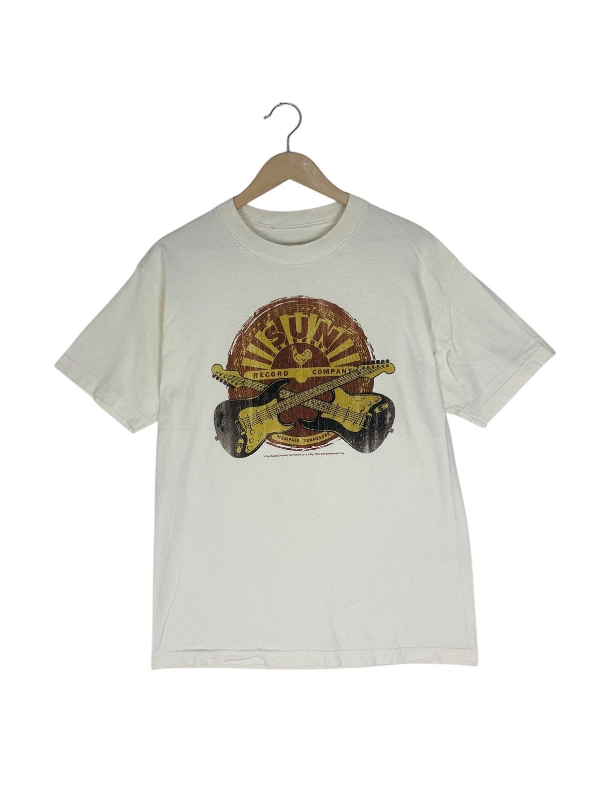 Band Tees × Vintage Vintage Y2k Sun Records Logo Tee/ Rock And Roll Studio Size US M / EU 48-50 / 2 - 1 Thumbnail