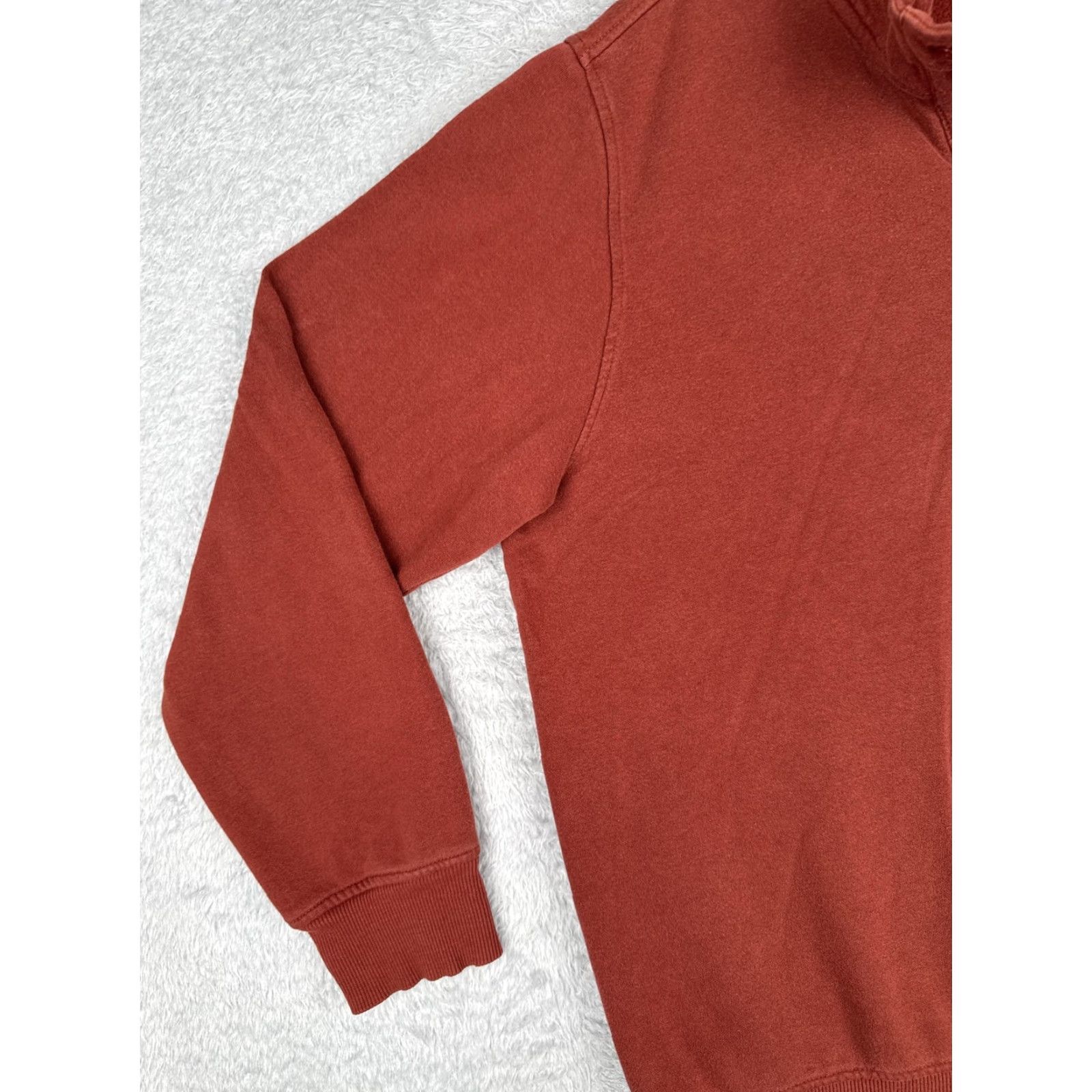 The North Face The North Face Sweatshirt Mens XL Rust Red Quarter Snap Fleece Pullover Logo Size US XL / EU 56 / 4 - 3 Thumbnail