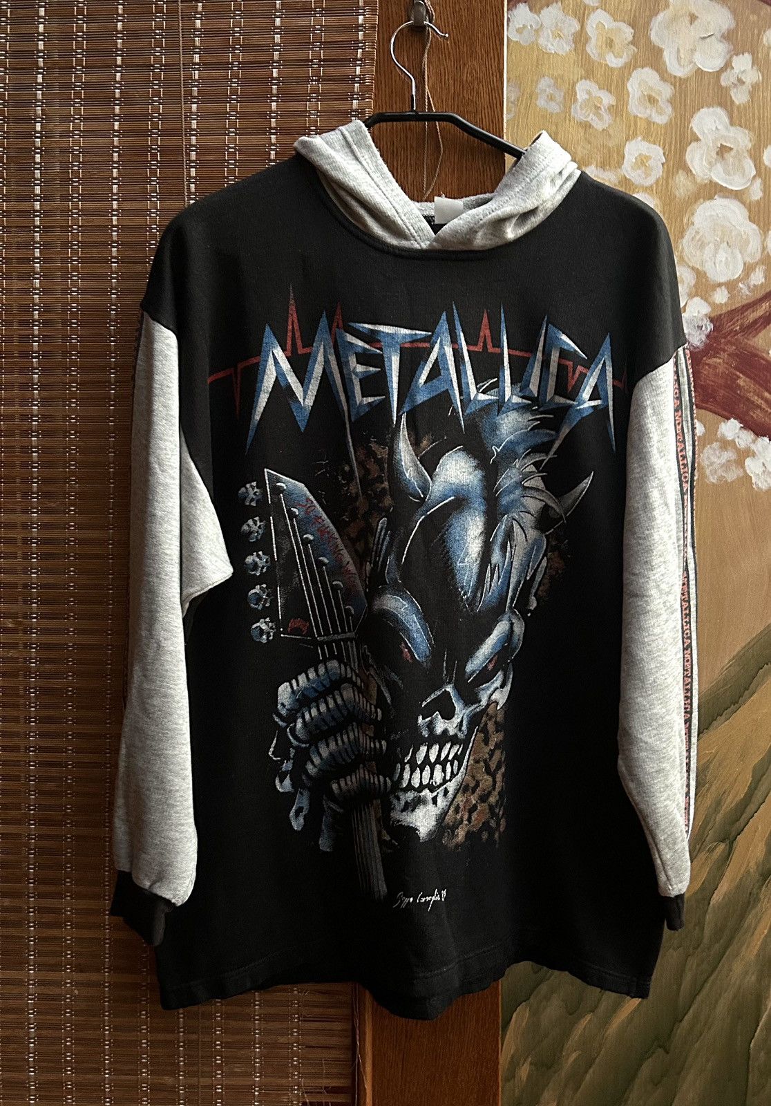 Band Tees × Metallica × Vintage Vintage 1995 Metallica “Live Sh*t” AOP Hoodie Empyre Size US M / EU 48-50 / 2 - 1 Thumbnail