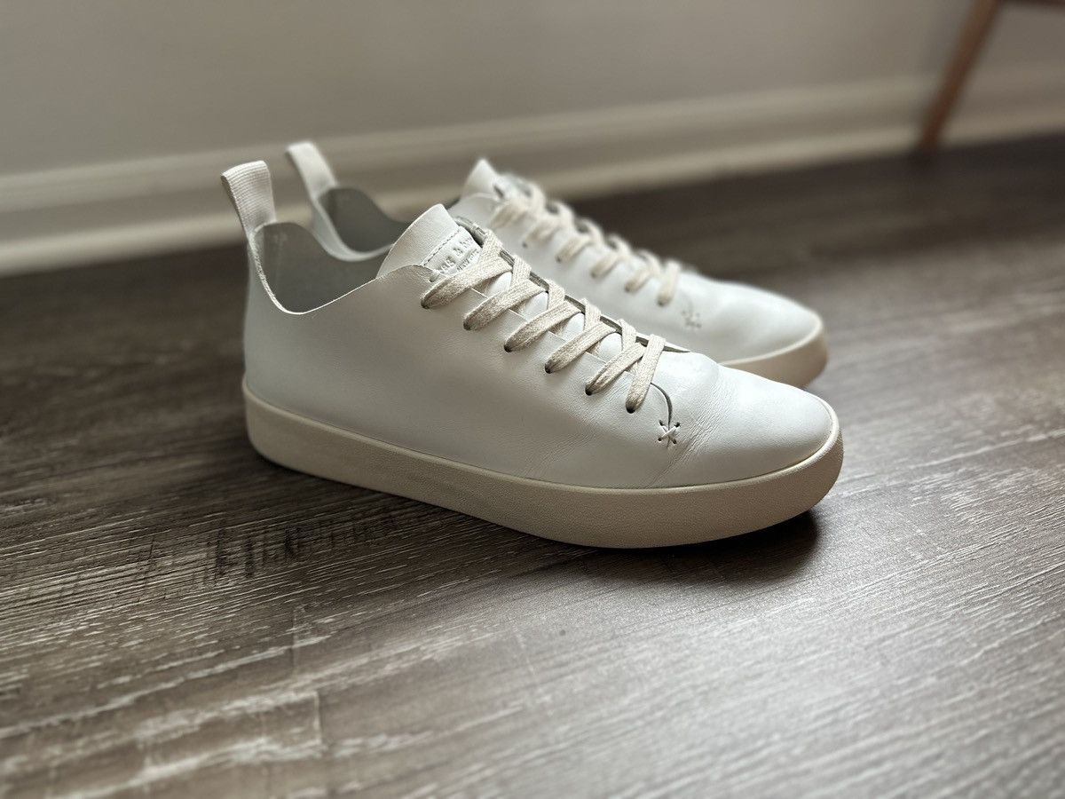 Baskets RAG & BONE En Toile Et Cuir Gris - Taille 35/5 US - Style Décontracté