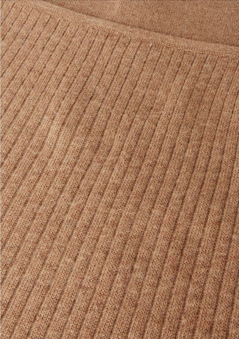 Loro Piana o1srvl11e0725 FAO2844 Baby Cashmere Midi Skirt in Brown Size 27" / US 4 / IT 40 - 2 Thumbnail