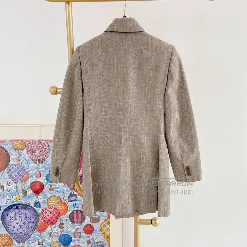 Balenciaga Balenciaga Tartan Blazer Jacket Size XXS / US 00 / IT 34 - 2 Thumbnail