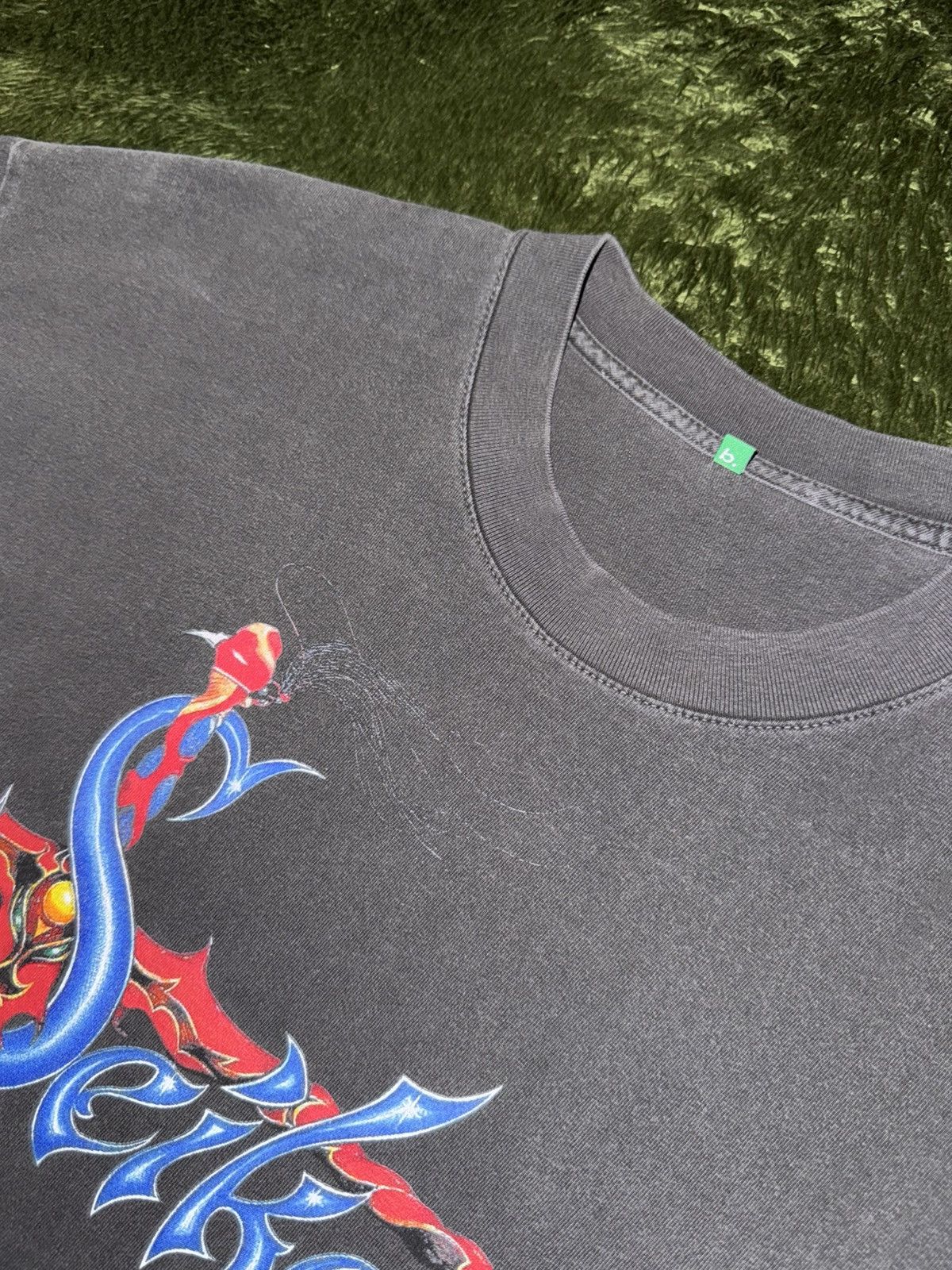 Japanese Brand [L] B.Eautiful SEIKEN Vintage Washed T-Shirt Charcoal Size US L / EU 52-54 / 3 - 2 Thumbnail