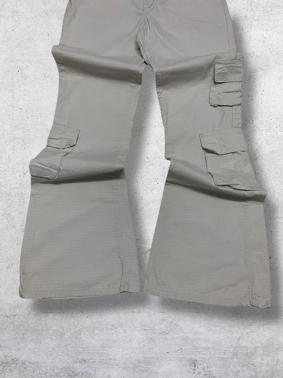 GOA VINTAGE MUDD GENERATION JAPAN DESIGNER 90S CARGO FLARED PANT Size US 27 - 3 Thumbnail