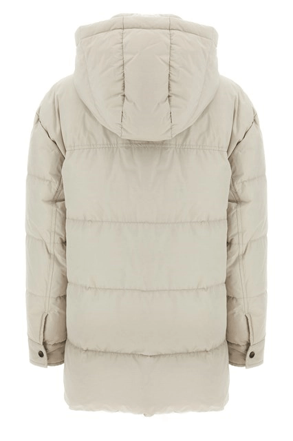 Brunello Cucinelli BRUNELLO CUCINELLI Dove Gray Down Jacket New & Authentic Size S / US 4 / IT 40 - 2 Thumbnail