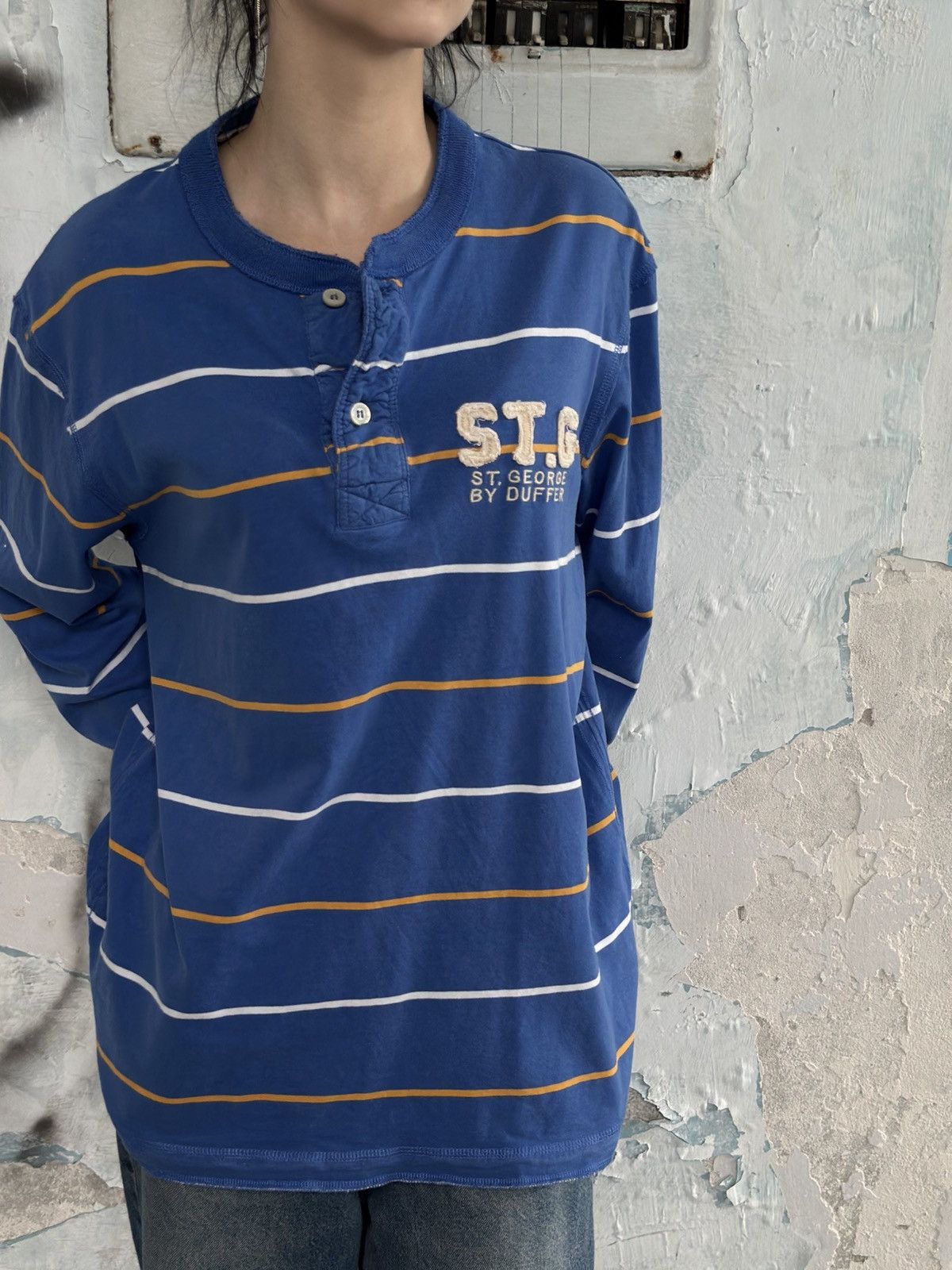 Y/Project VTG Mans Stripped Long-sleeve T-shirts St.George Size XL 00s Size US XL / EU 56 / 4 - 5 Thumbnail