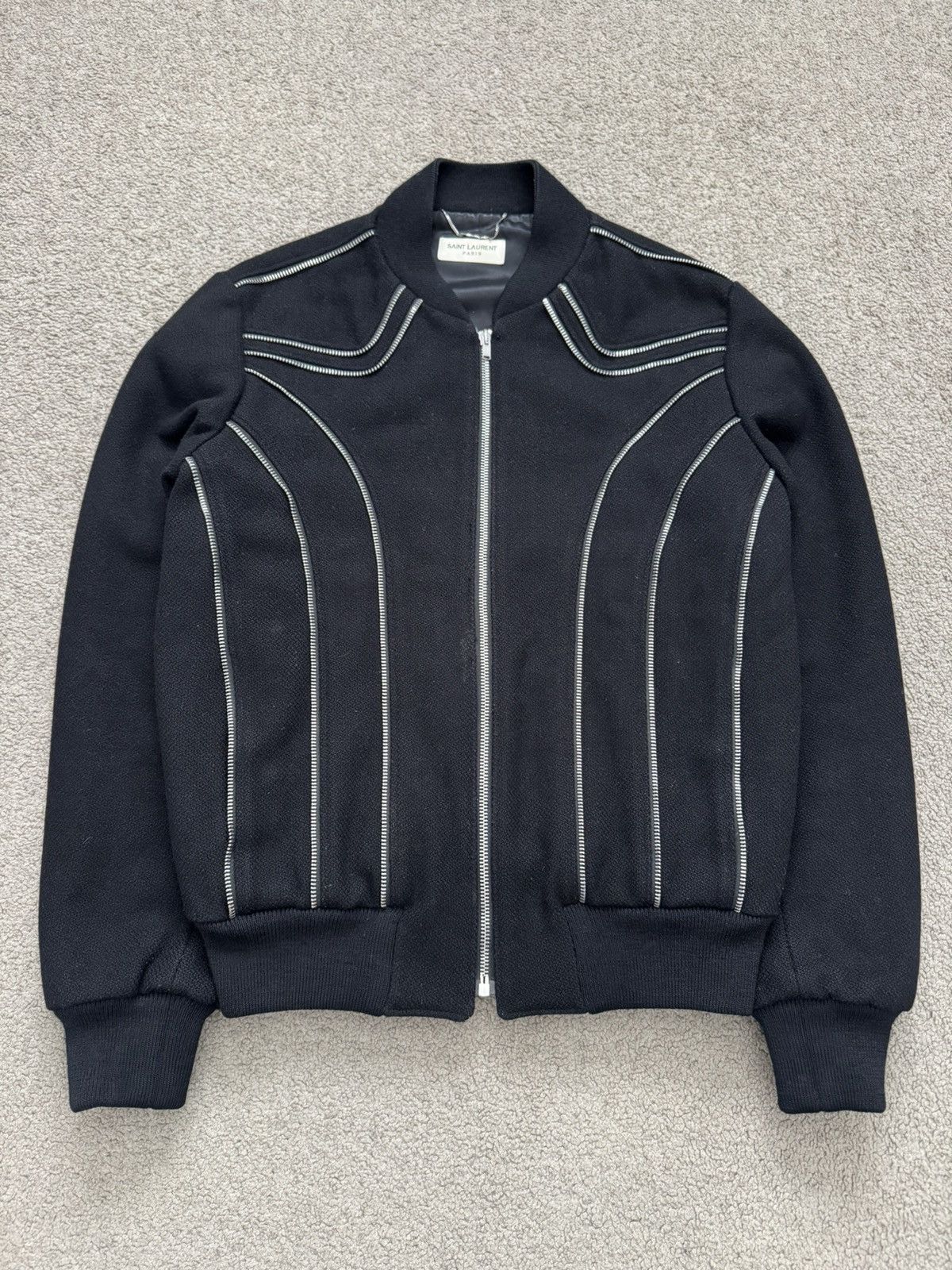 Hedi Slimane × Saint Laurent Paris Saint Laurent Bomber Jacket MA