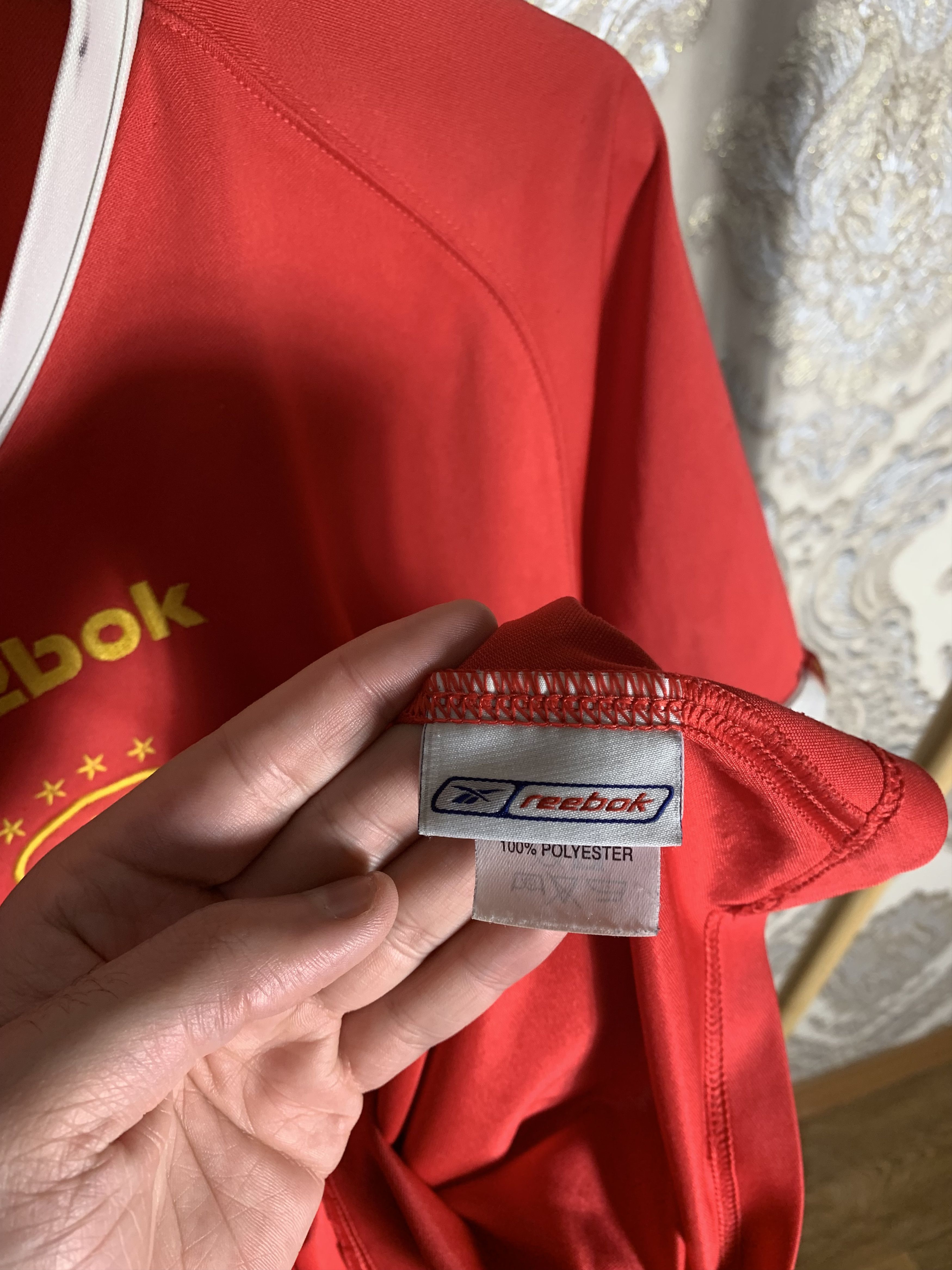 Reebok VINTAGE REEBOK FC LIVERPOOL ENGLAND SOCCER JERSEY RETRO 90s Size US M / EU 48-50 / 2 - 5 Thumbnail