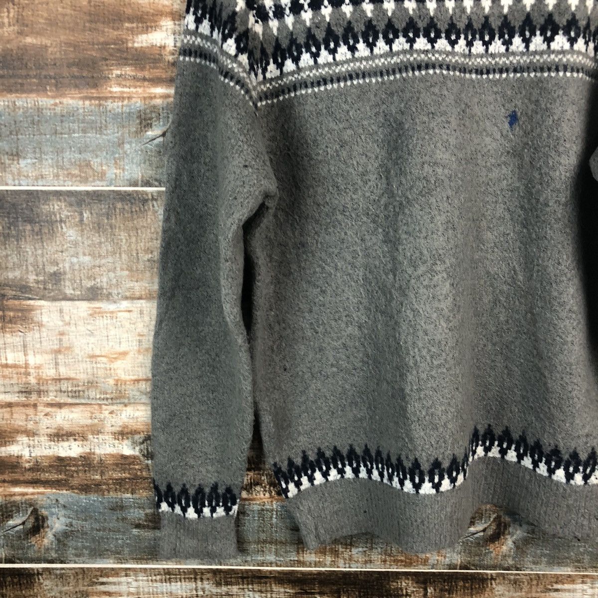 Japanese Brand Steccel Grey vintage Knitwear #A1855 Size M / US 6-8 / IT 42-44 - 7 Thumbnail