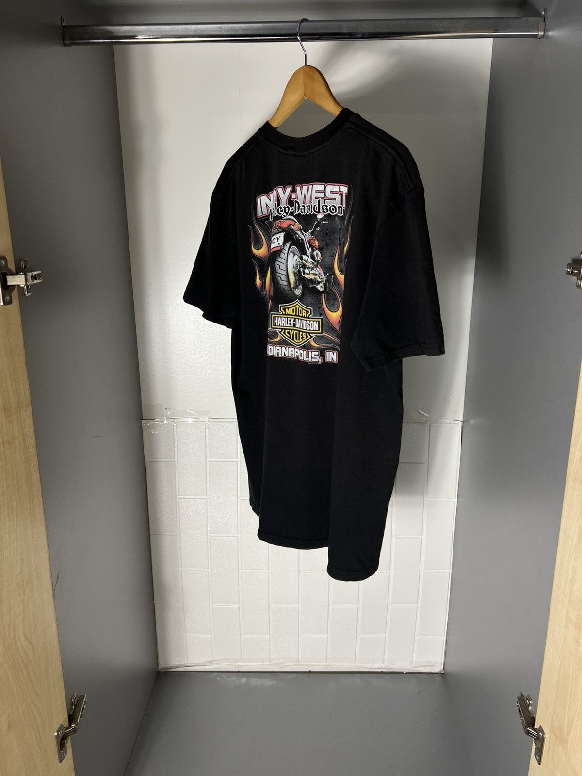 Harley Davidson VINTAGE HARLEY DAVIDSON MOTORCYCLE RETRO T-SHIRT BIKE 90s Size US L / EU 52-54 / 3 - 12 Thumbnail