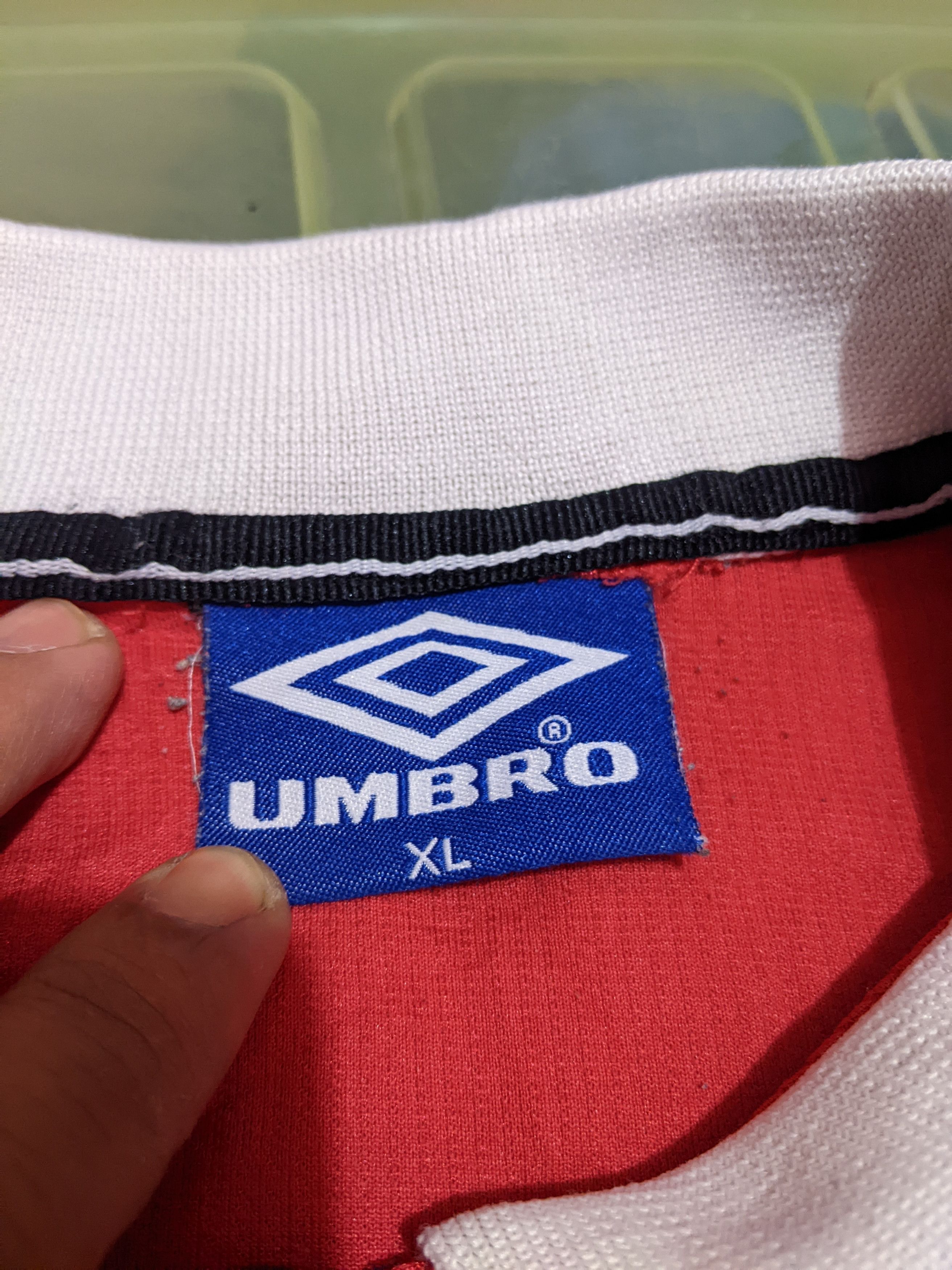 Umbro Manchester united 98-99 template Jersey football shirt Size US XL / EU 56 / 4 - 9 Thumbnail