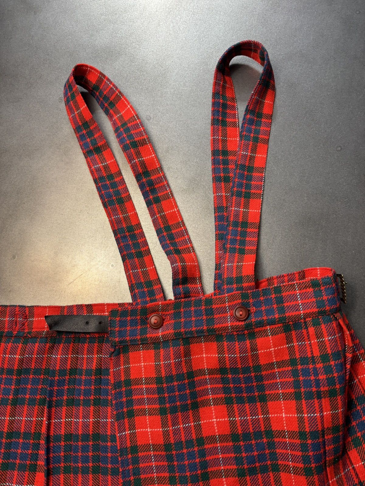 Eaton × Vintage True Vintage Pleated Mini Skirt School Uniform 1950s 1960s Size 22" - 10 Thumbnail