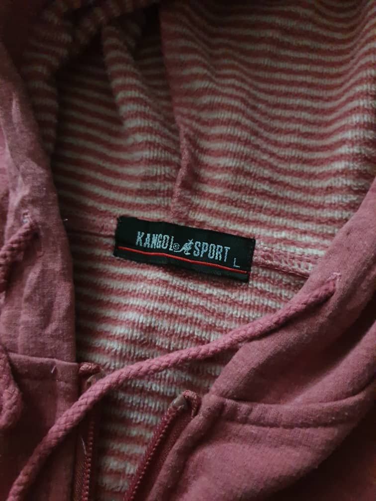 Kangol Kangol sport pink colour hoodie sweater Size L / US 10 / IT 46 - 2 Thumbnail