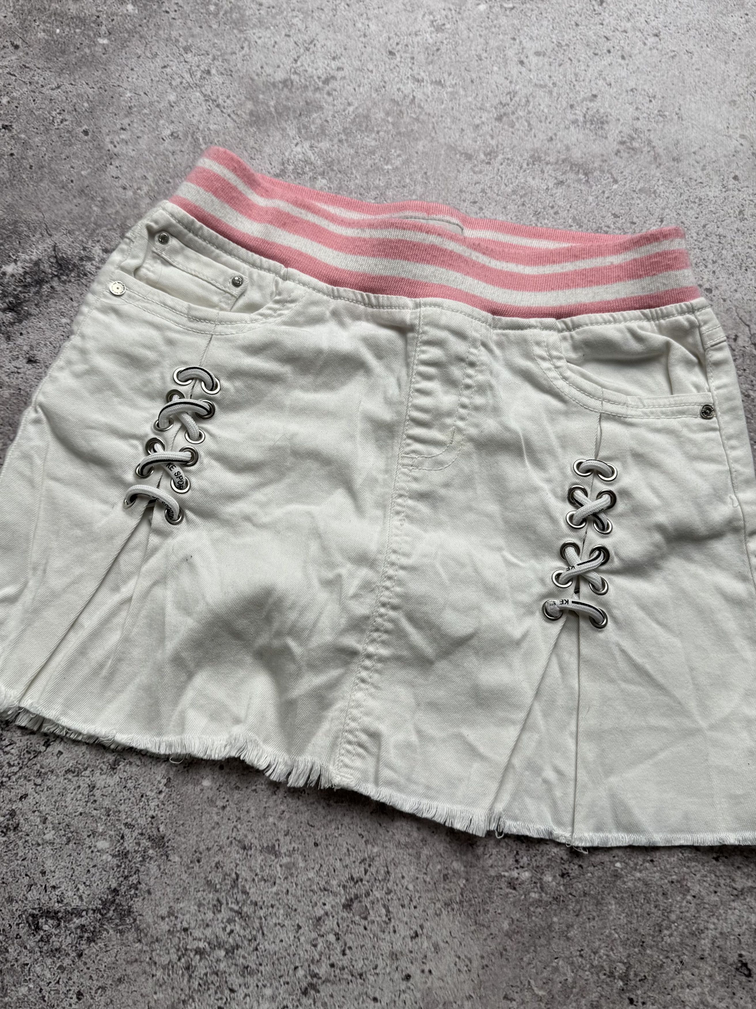 Vintage Vintage Mini Skirt With Bondages C2(V503) Size 25" / US 0 / IT 36 - 2 Thumbnail