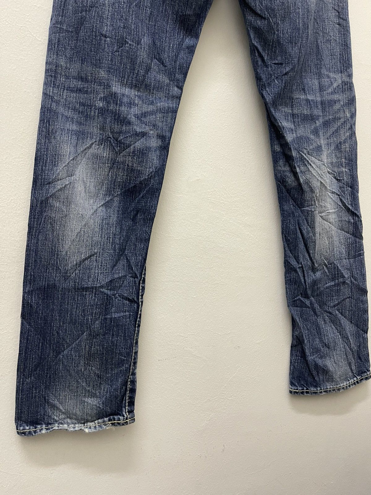 Japanese Brand Rare Vintage CO AND LU Poem Punk Rock Star Denim Size US 29 - 13 Thumbnail