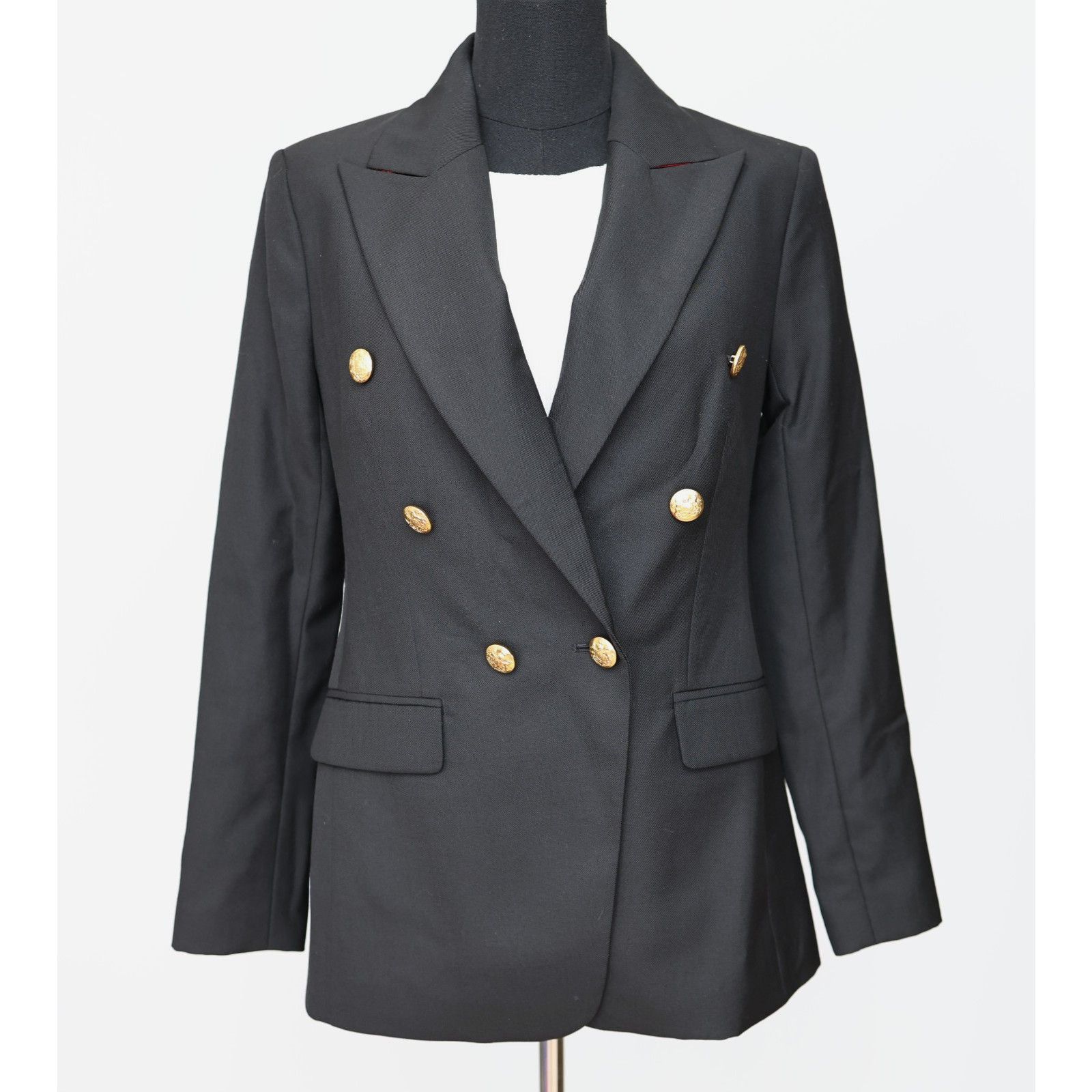 Banana Republic NWoT BANANA REPUBLIC Double Breasted Gold Button Blazer Sz 4 Size S / US 4 / IT 40 - 2 Thumbnail