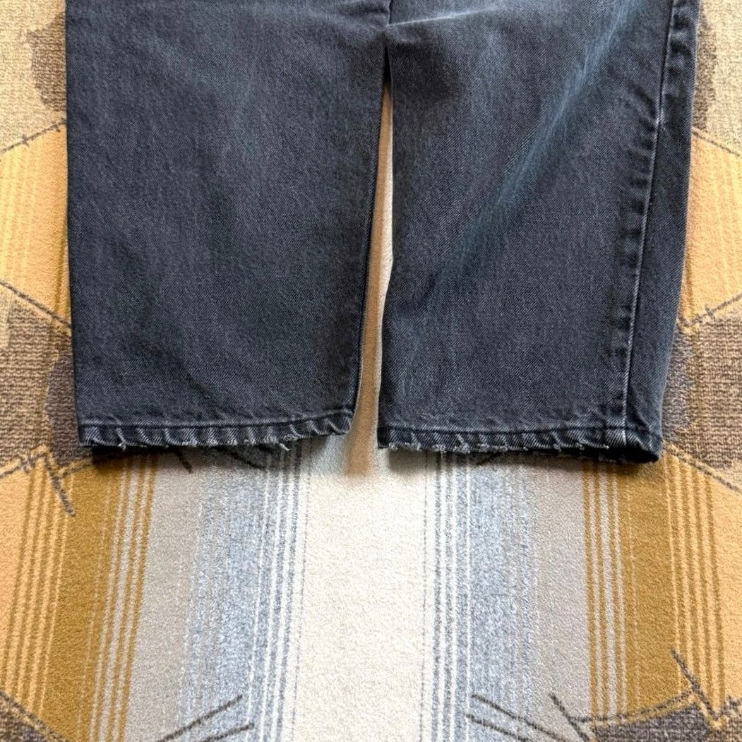 Levi's VINTAGE 90s Levi’s Black Denim Jeans 34x30 Tapered Made In USA Size US 34 / EU 50 - 7 Thumbnail