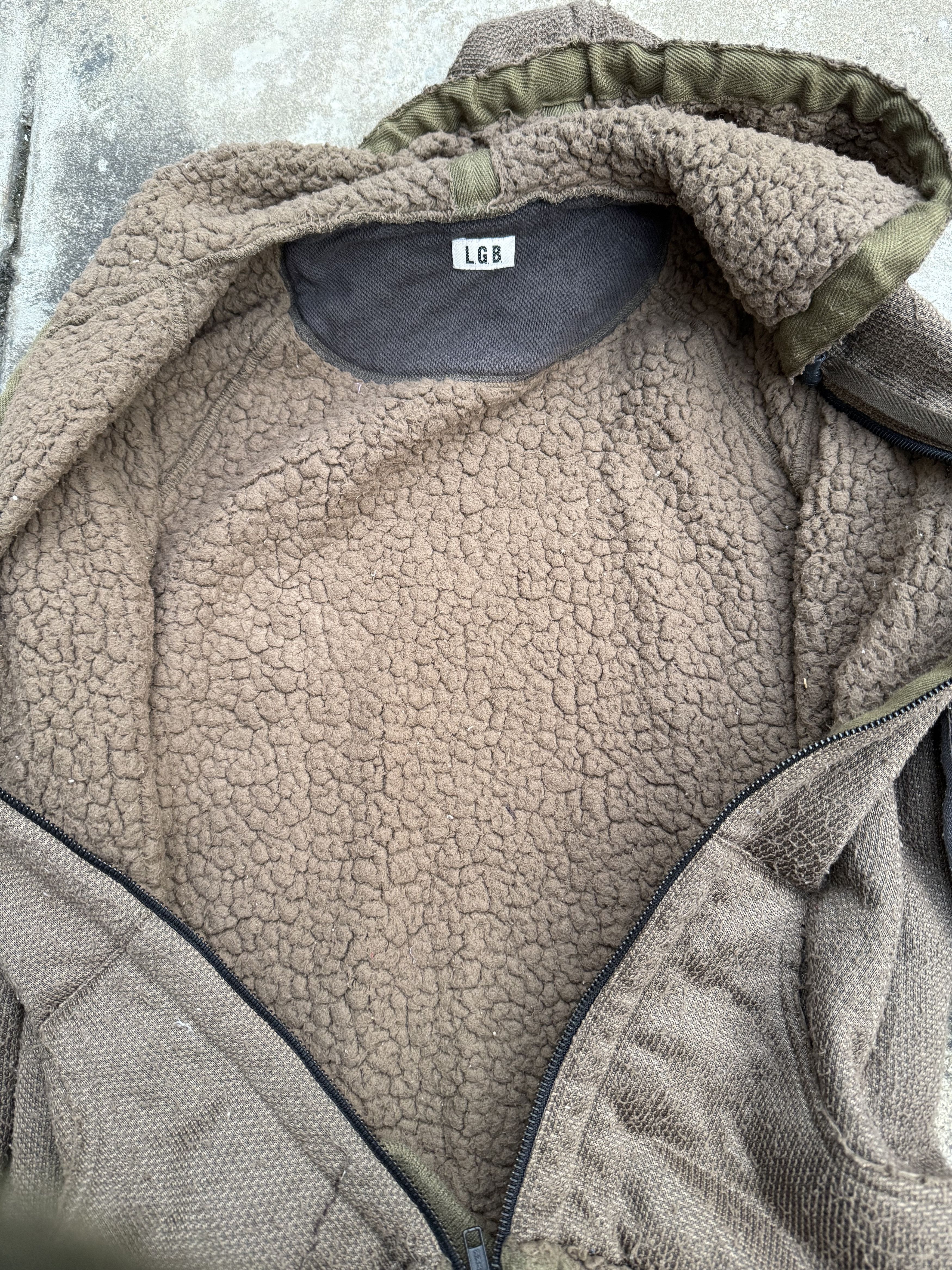 Le Grande Bleu (L.G.B.) LGB “Microsheep” Sherpa Boxer Zip Hoodie Size US M / EU 48-50 / 2 - 5 Thumbnail