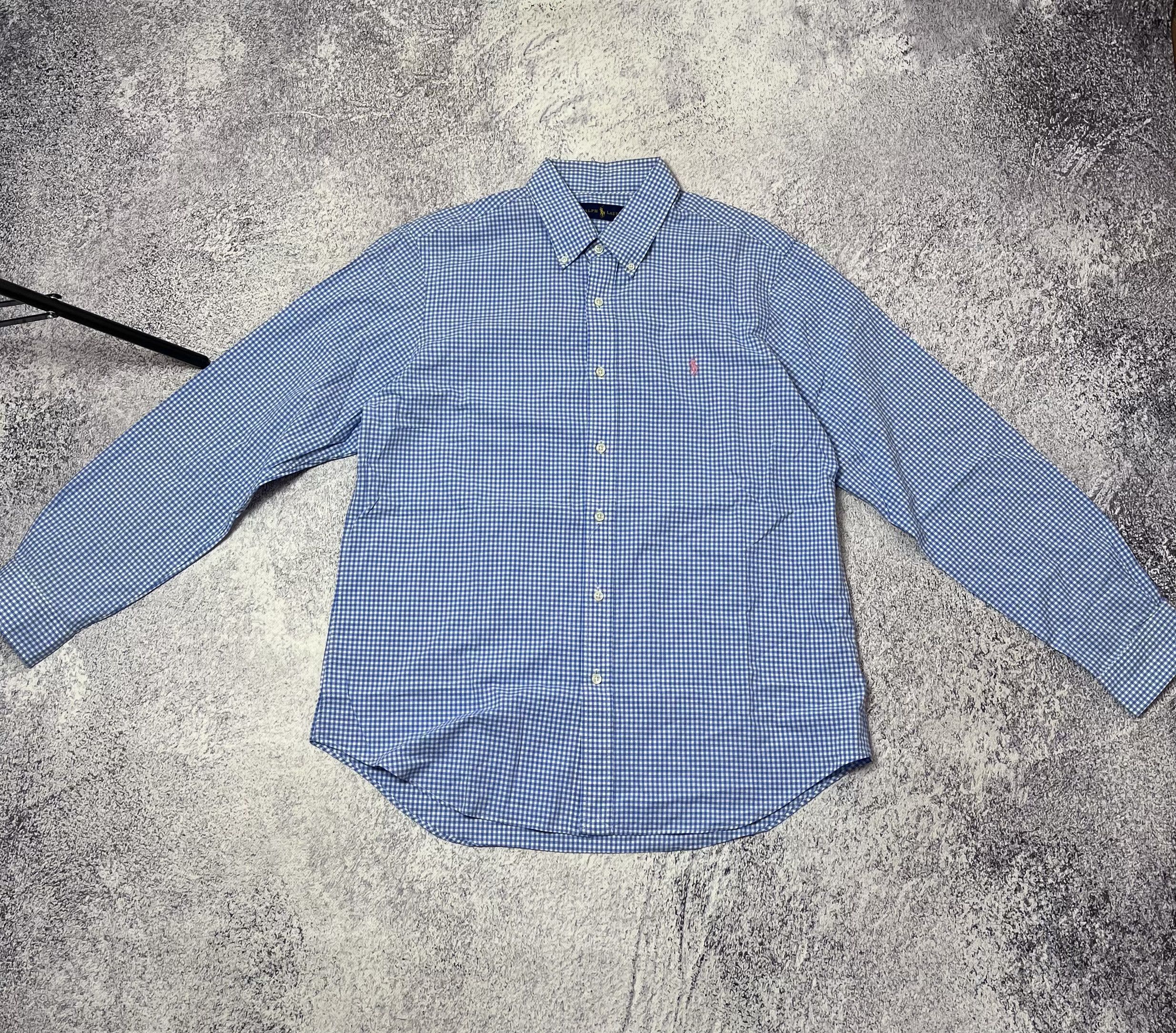 Japanese Brand × Polo Ralph Lauren Men’s button down shirt Polo Ralph Lauren size L blue y2k Size US L / EU 52-54 / 3 - 1 Thumbnail