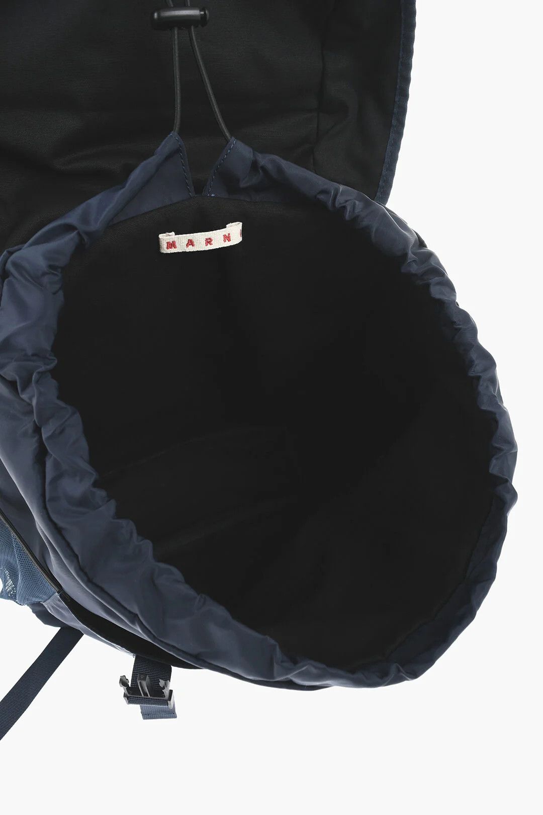 Marni og1mm0326 Size: OS / Solid-Color Nylon Backpack in Blue Size ONE SIZE - 4 Thumbnail