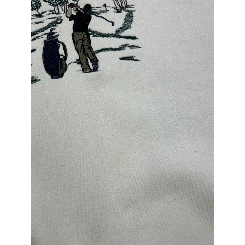 Vintage Vintage David Taylor Embroidered Golfer Golf Sweatshirt XXL Size US XXL / EU 58 / 5 - 5 Thumbnail