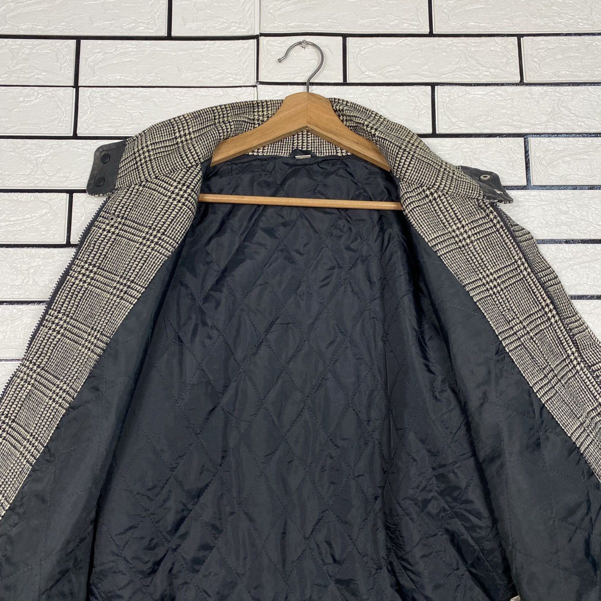 Japanese Brand 📌Vintage Wool Bomber Jacket Unbranded Tartan Issey Miyake Size US M / EU 48-50 / 2 - 15 Thumbnail