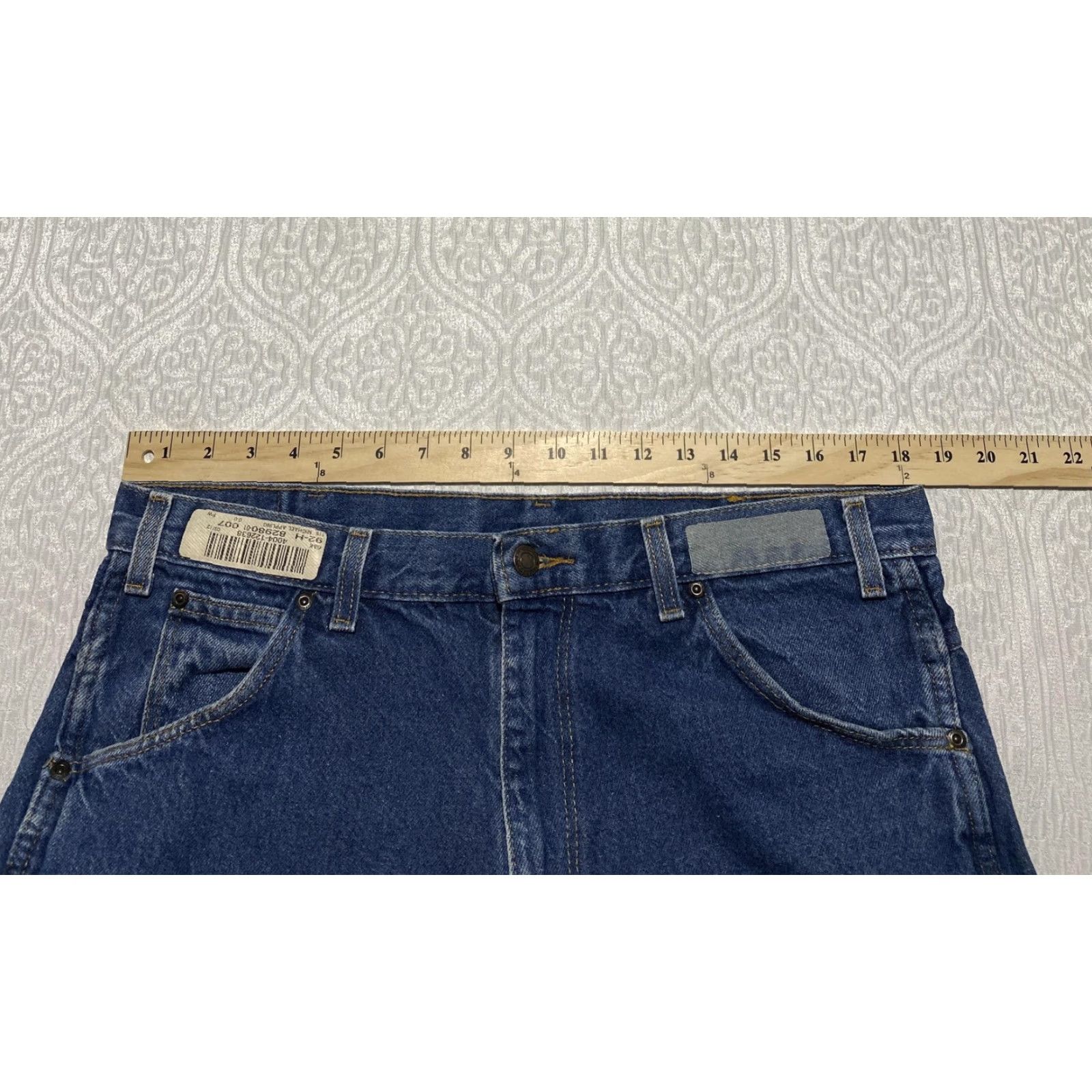 Denime G&K Services Jeans Mens 36x30 Blue Denim Straight Leg 5-Pocket Cotton Workwear Jeans Mens Size US 36 / EU 52 - 7 Thumbnail