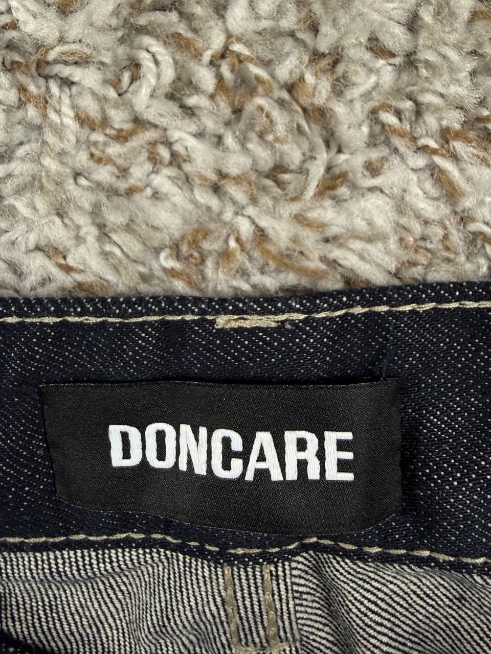Other DONCARE Raw Denim Buggy Jeans Dark Blue Size US 30 / EU 46 - 7 Thumbnail