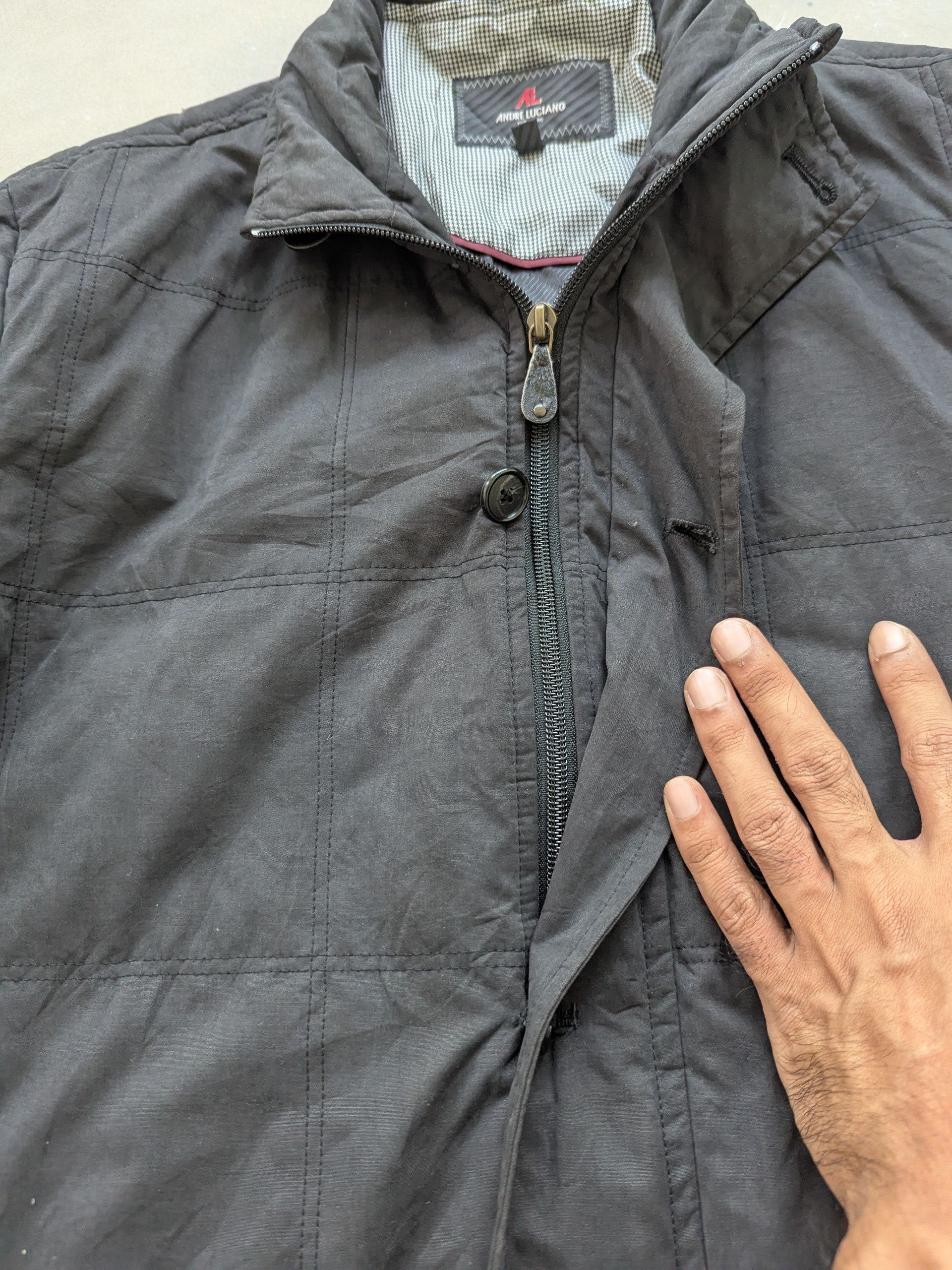 Andreluciano × Designer × Vintage Vintage 1990s AndreLuciano Black Jacket Size US M / EU 48-50 / 2 - 8 Thumbnail