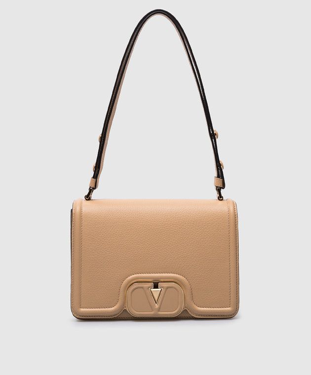 Valentino o1s22i1n0924 Size: OS / Vlogo Shoulder Bag in Beige Size ONE SIZE - 1 Thumbnail