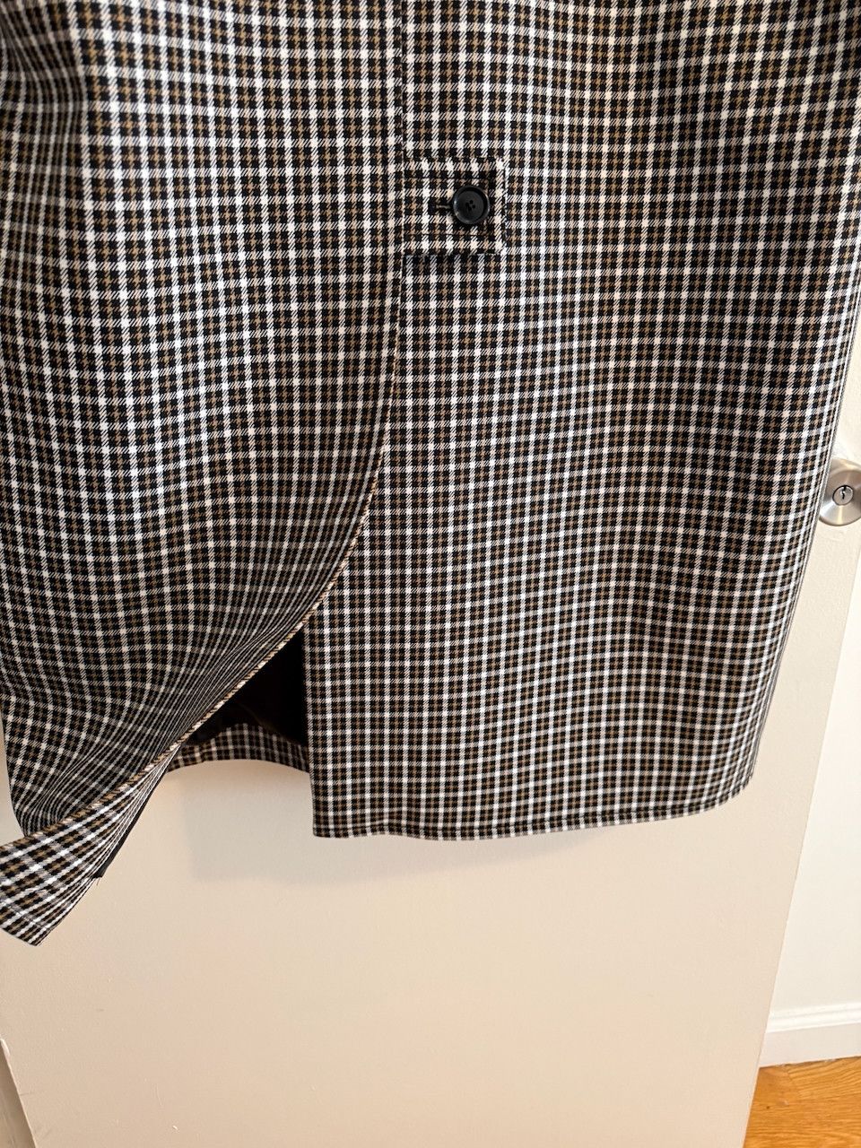 Courreges Courreges Oversized Drop Shoulder Check Coat Size US M / EU 48-50 / 2 - 12 Thumbnail