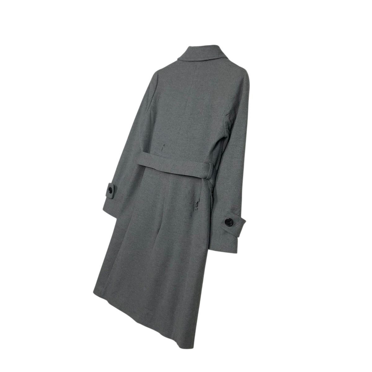 Yohji Yamamoto 🔥VINTAGE WOOL LONG JACKET BELTED INED MULTI POCKETS Size M / US 6-8 / IT 42-44 - 12 Thumbnail