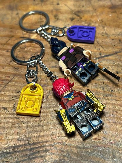 Cartoon Network × Handmade irritated studio arcane caitlyn vi anime keychain minifigure Size ONE SIZE - 5 Thumbnail